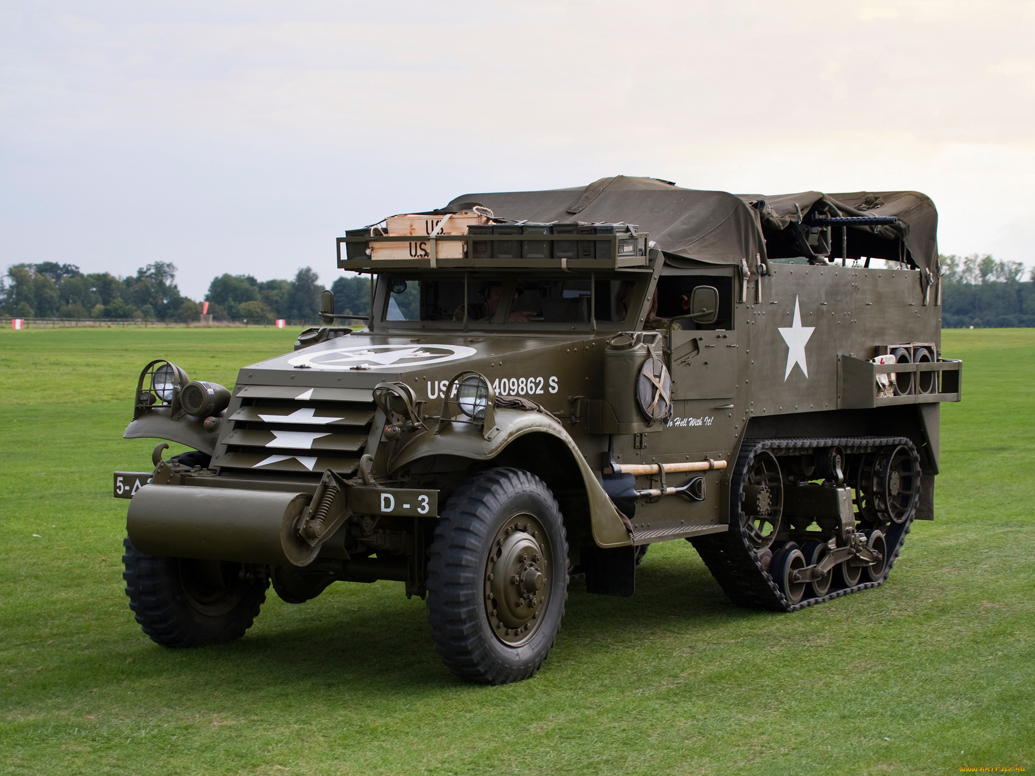 техника, военная, white, 1941-44, half-track, m2