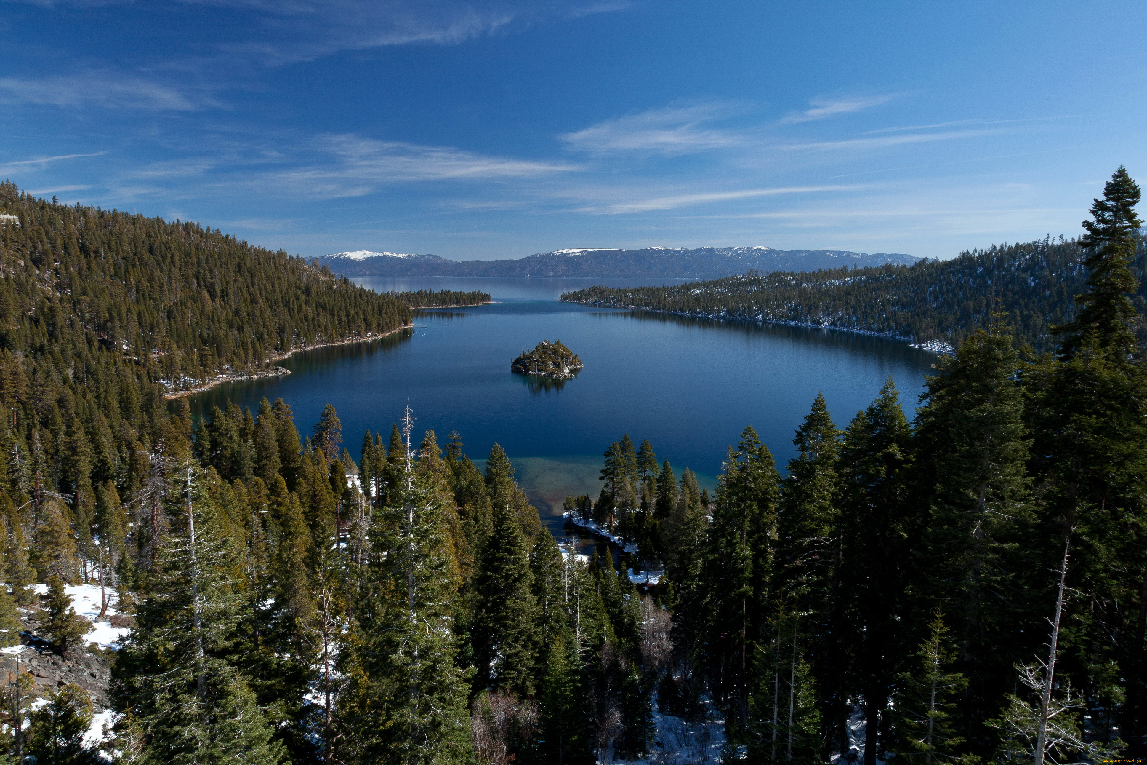 lake, tahoe, невада, природа, реки, озера, лес, озеро