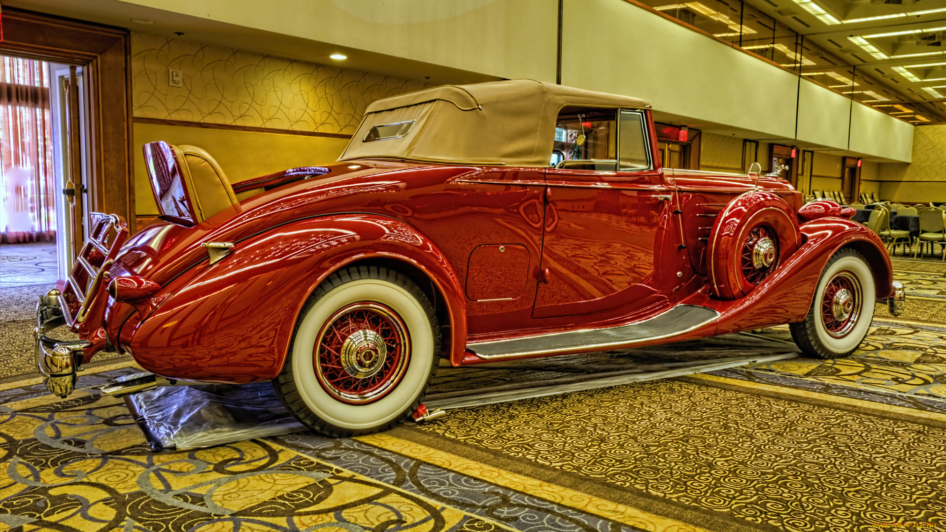1936, packard, twelve, bohman, &, schwartz, coupe, roadster, автомобили, выставки, и, уличные, фото, выставка, автошоу