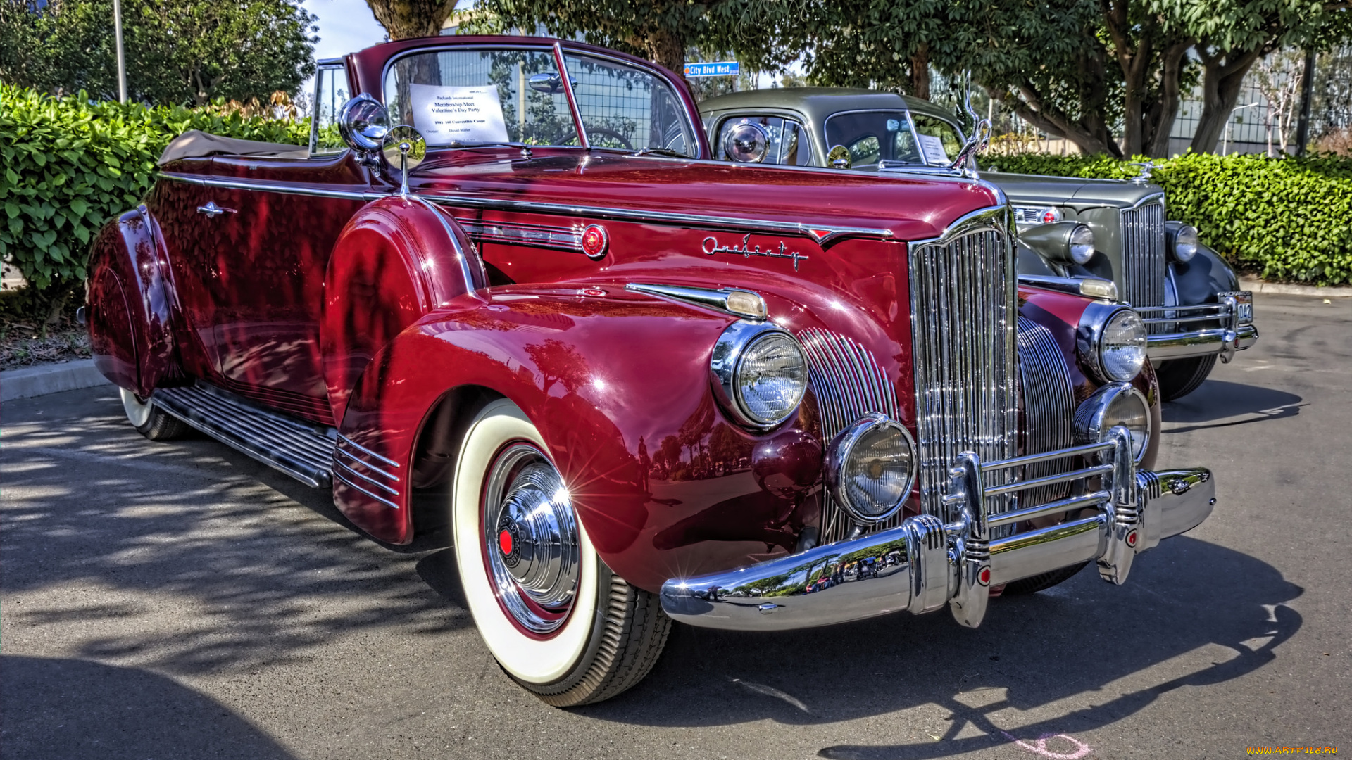 1941, packard, 160, convertible, coupe, автомобили, выставки, и, уличные, фото, автошоу, выставка