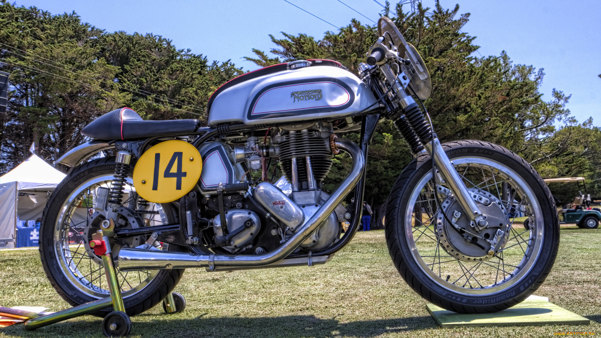 1963, norton, es2, modified, мотоциклы, norton, байк