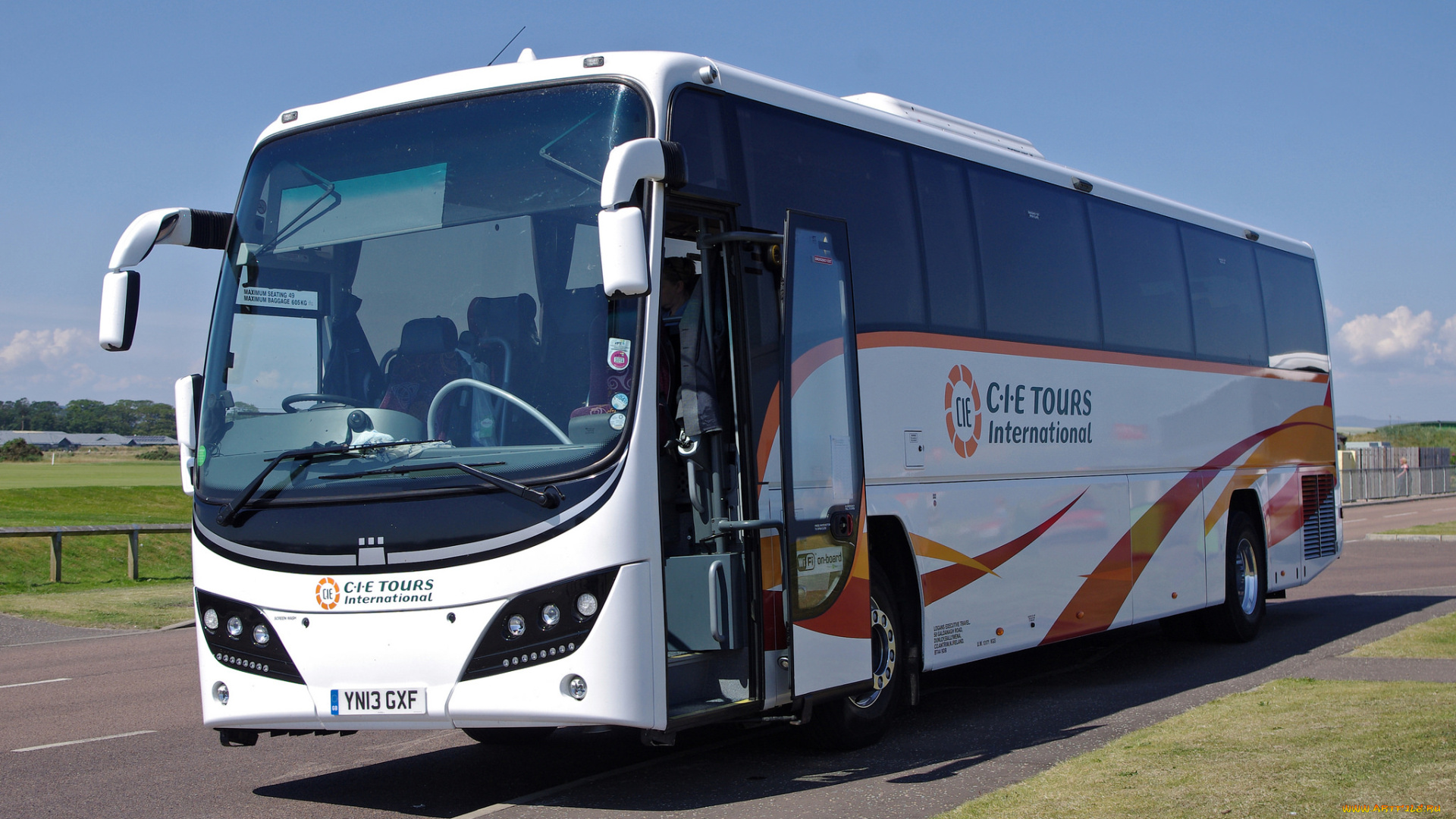 автомобили, автобусы, автобус, туристический