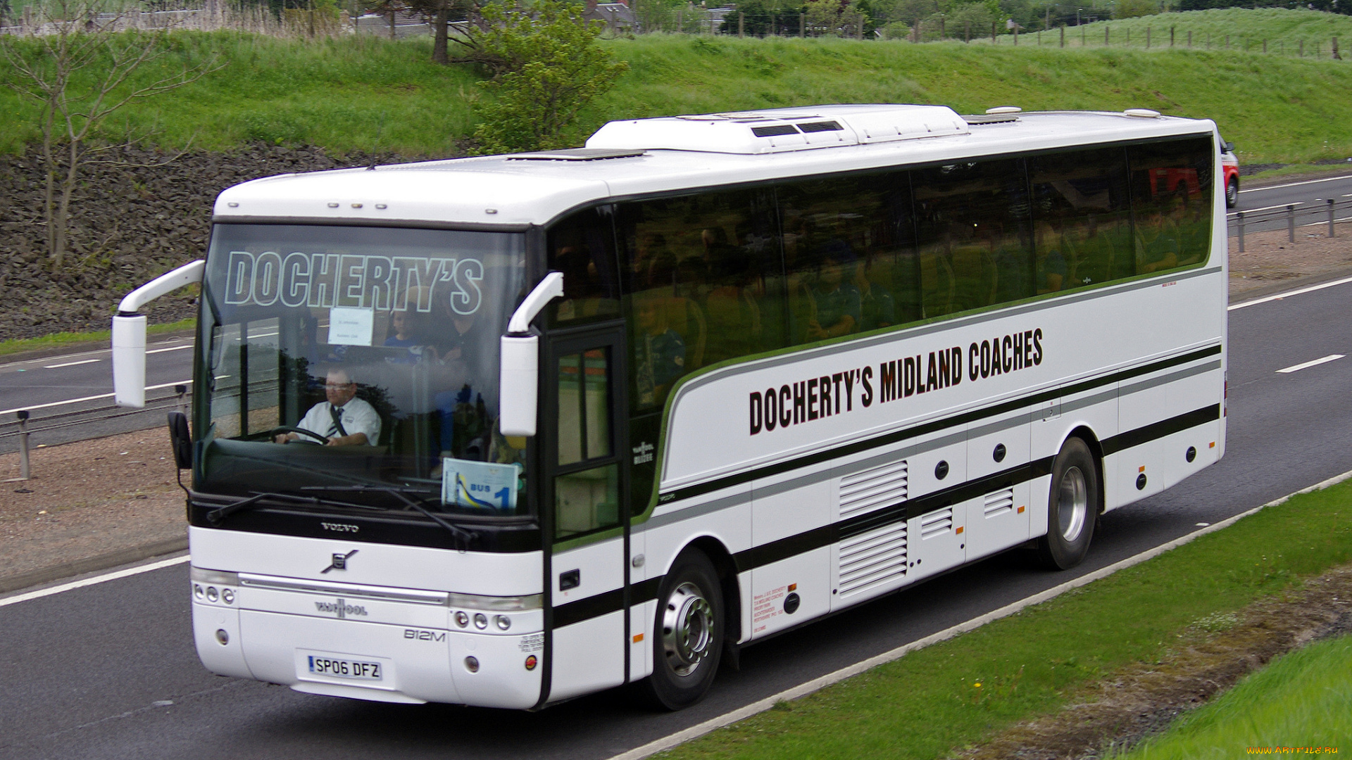 автомобили, автобусы, автобус, туристический