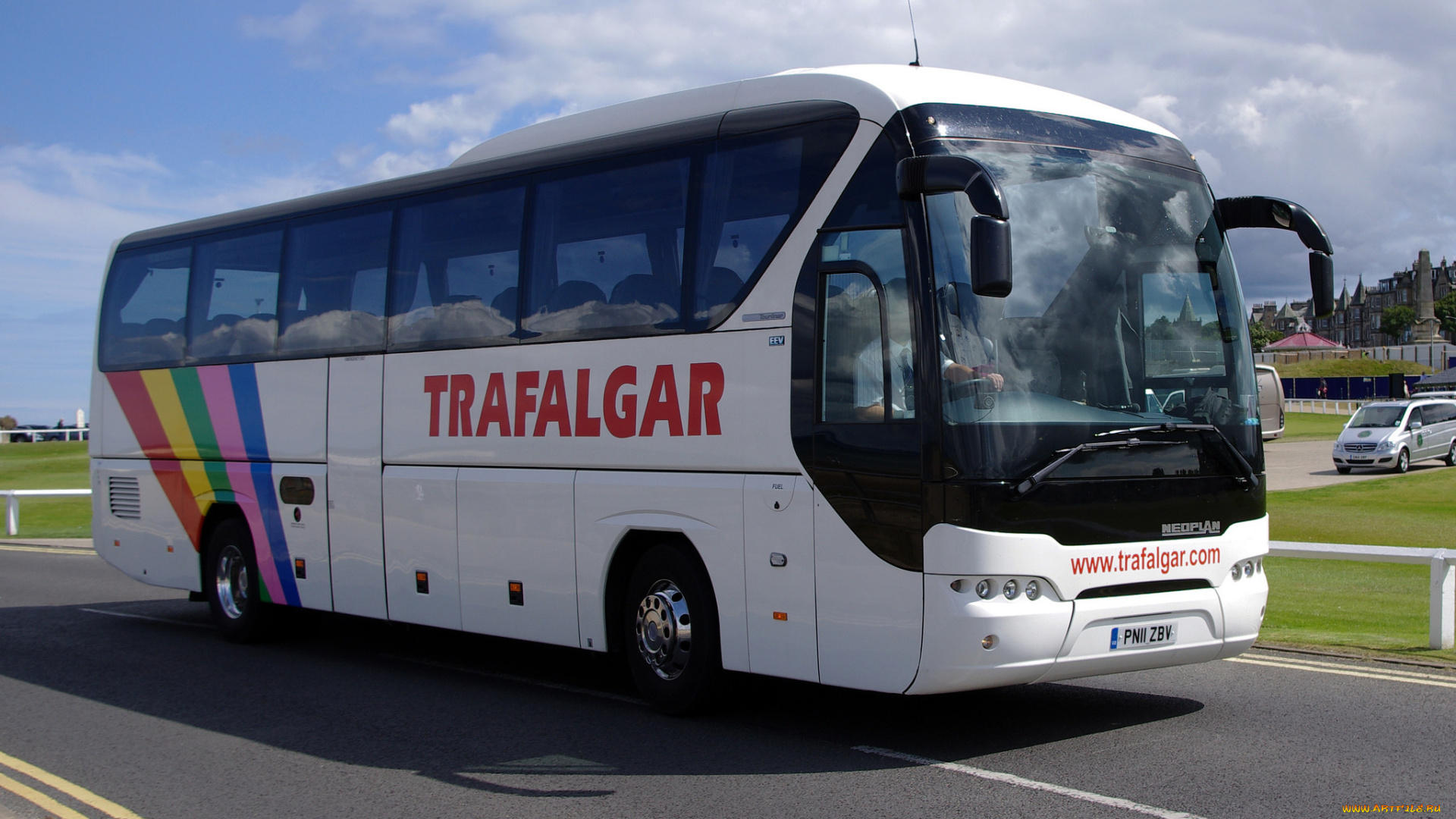 автомобили, автобусы, автобус, туристический