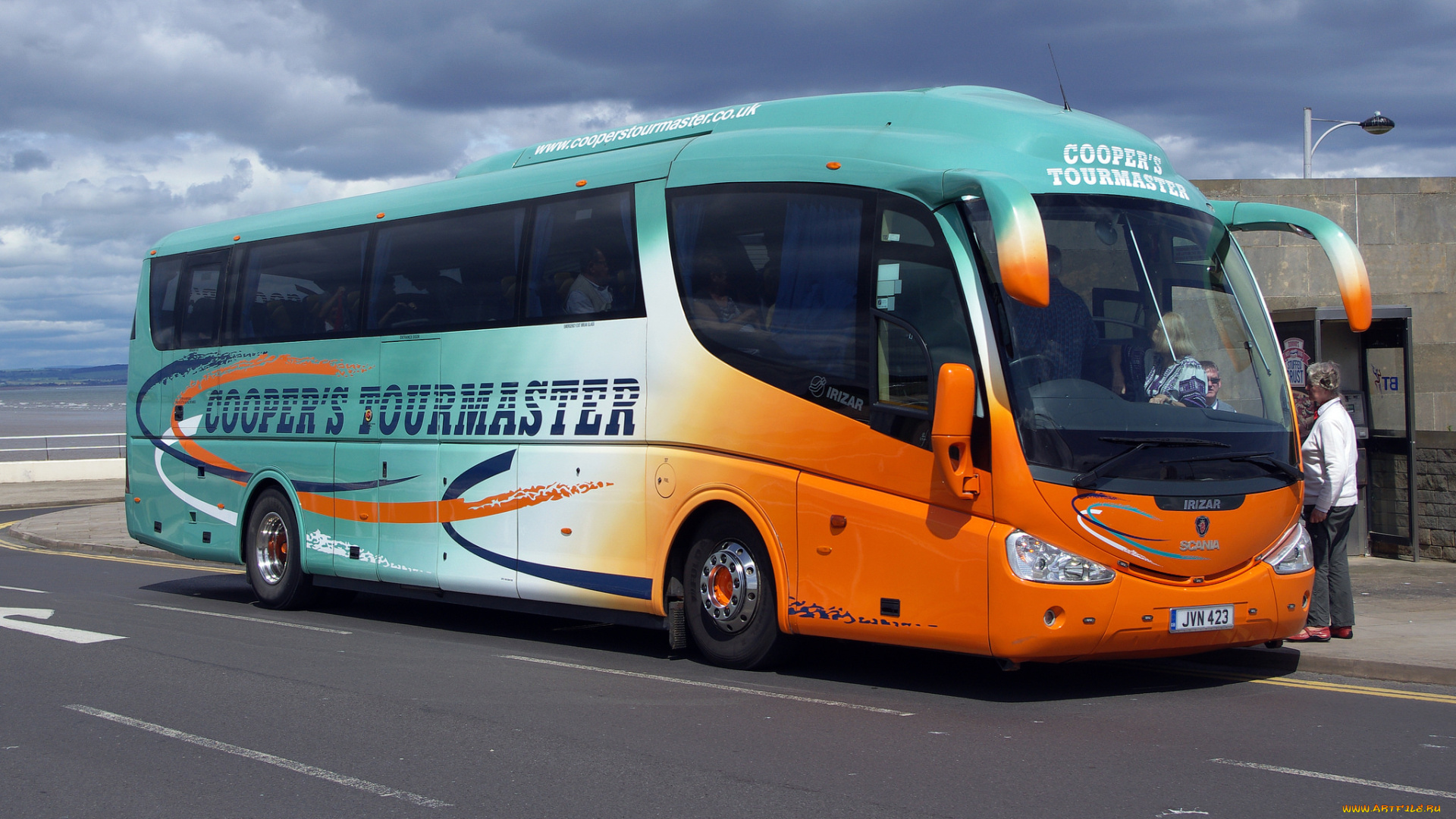 автомобили, автобусы, туристический, автобус