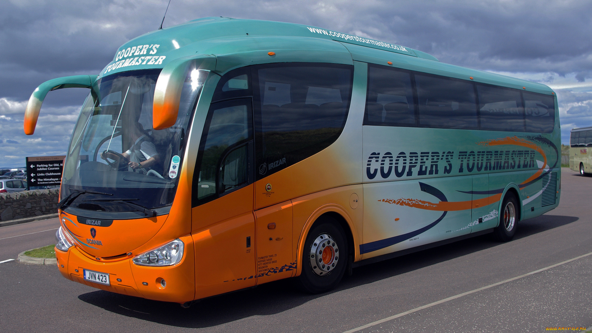 автомобили, автобусы, туристический, автобус