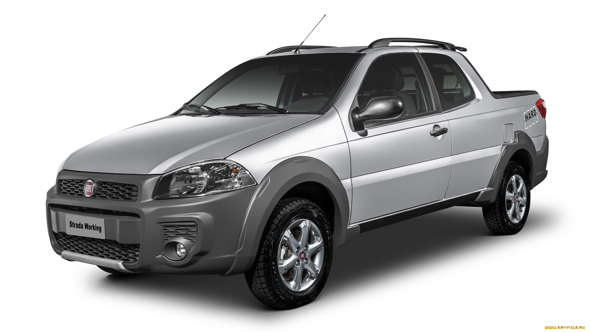 автомобили, fiat, strada, working, cd, hard, 2014г, серый
