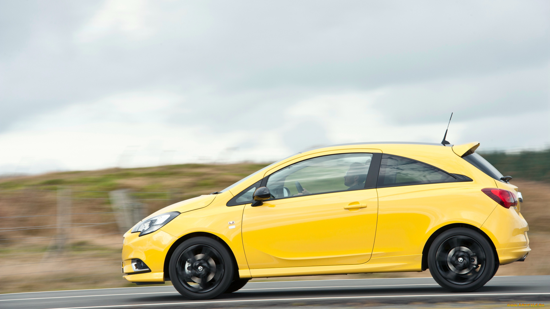 автомобили, vauxhall, 2014г, e, желтый, 3-door, limited, edition, corsa