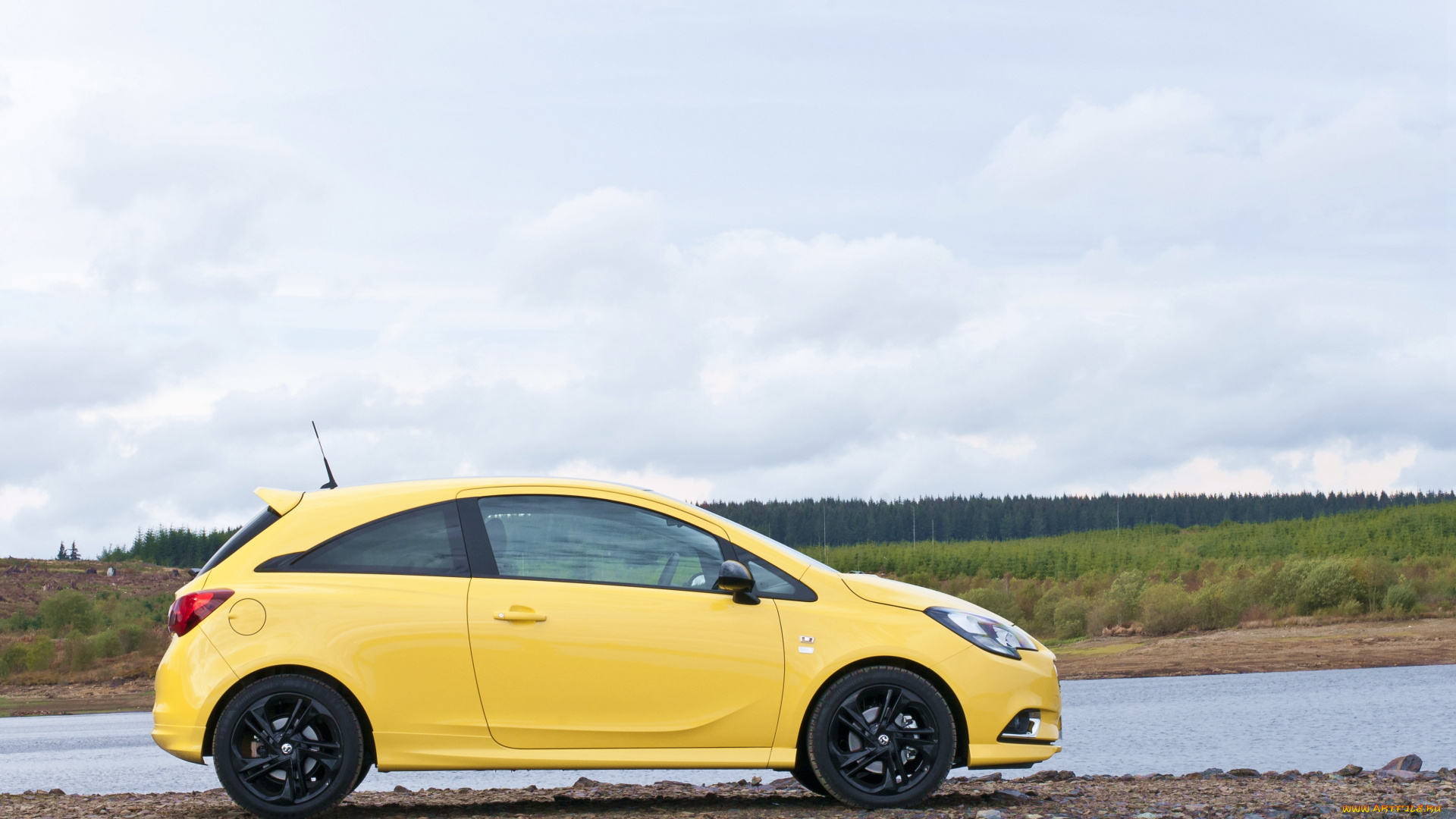 автомобили, vauxhall, желтый, 2014г, e, 3-door, limited, edition, corsa