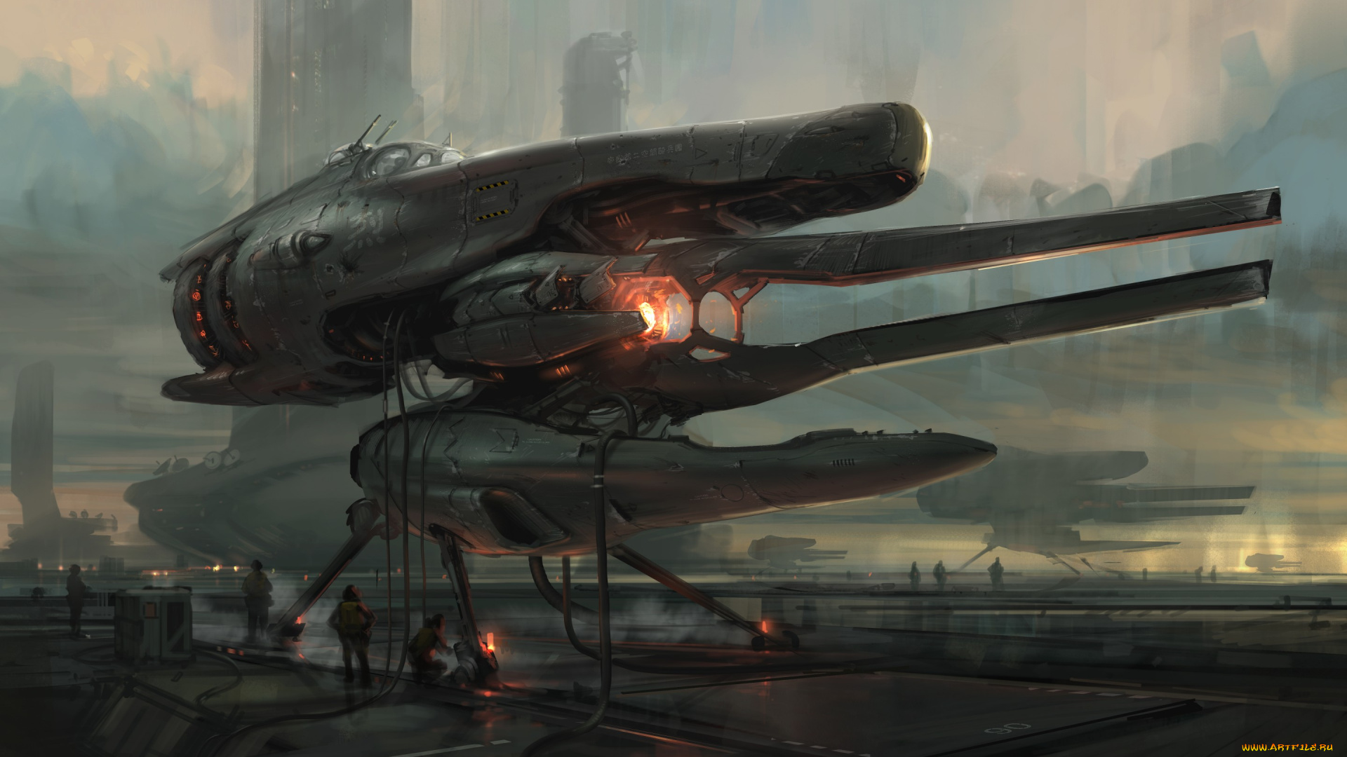 фэнтези, космические, корабли, , звездолеты, , станции, фантастика, арт, sci-fi, будущее, турбина, корабль, космический