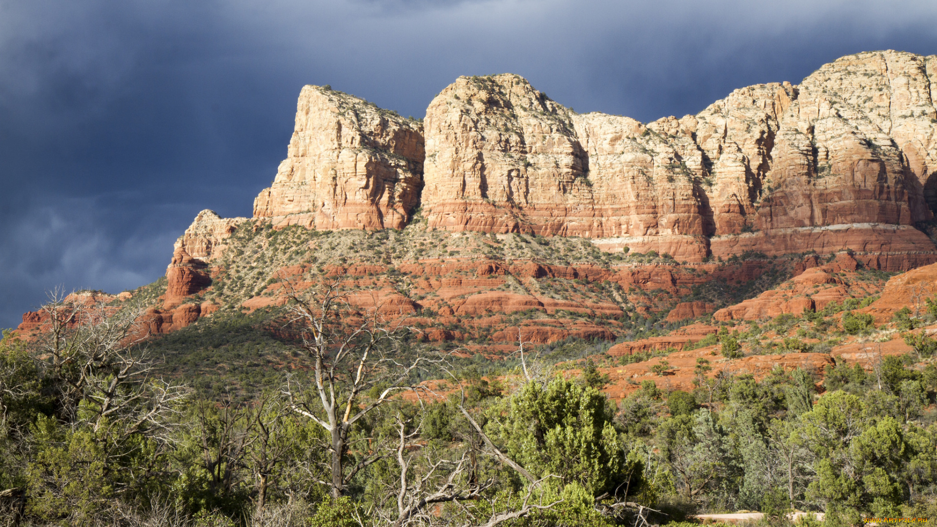 природа, горы, небо