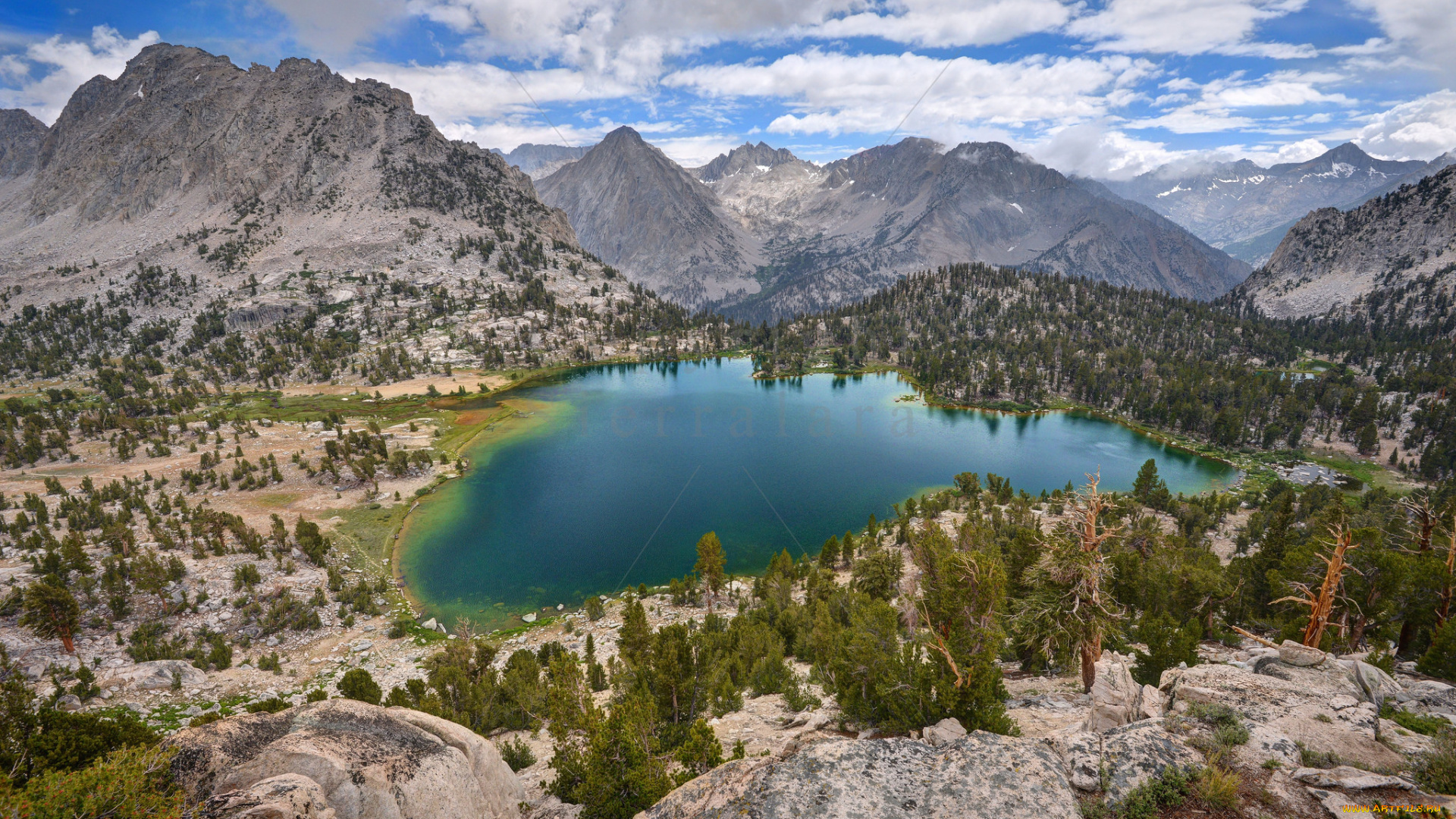 природа, реки, озера, горы, лес, озеро