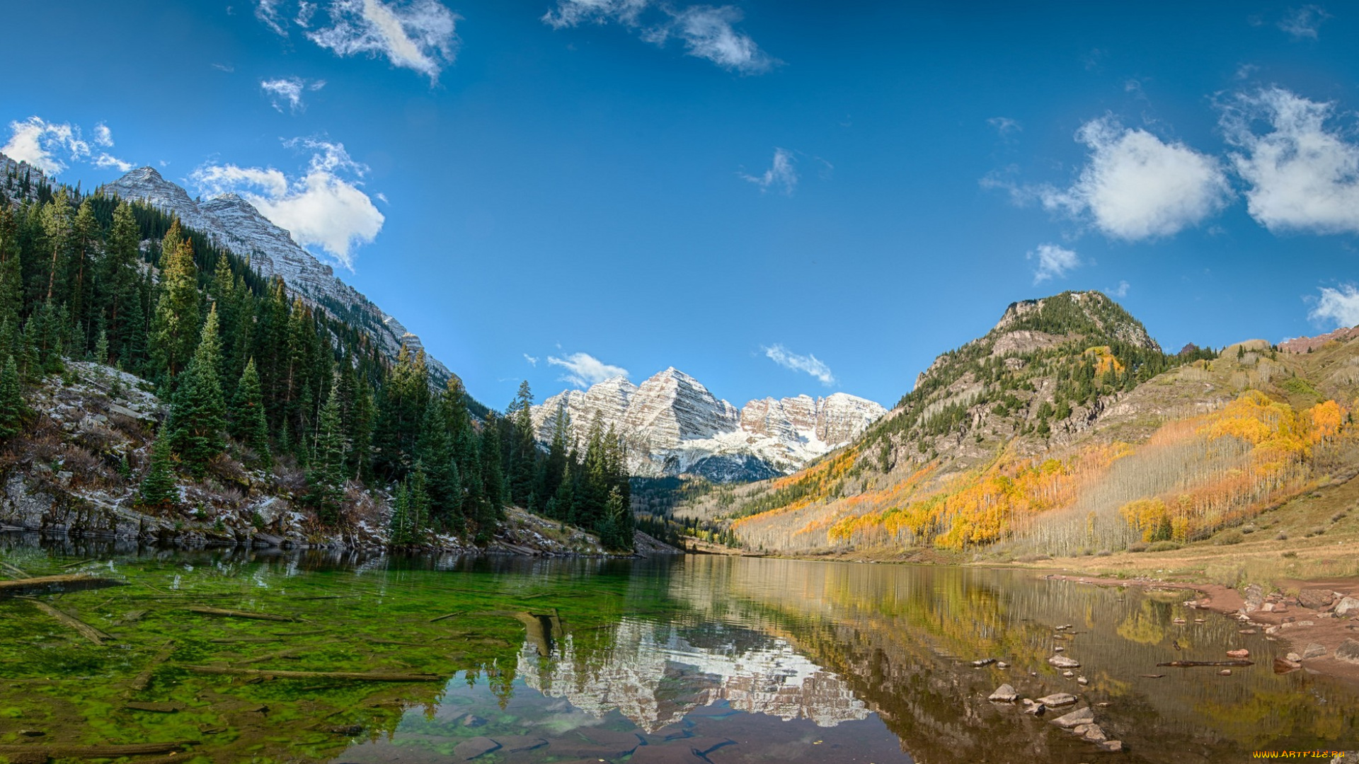 природа, реки, озера, горы, лес, река