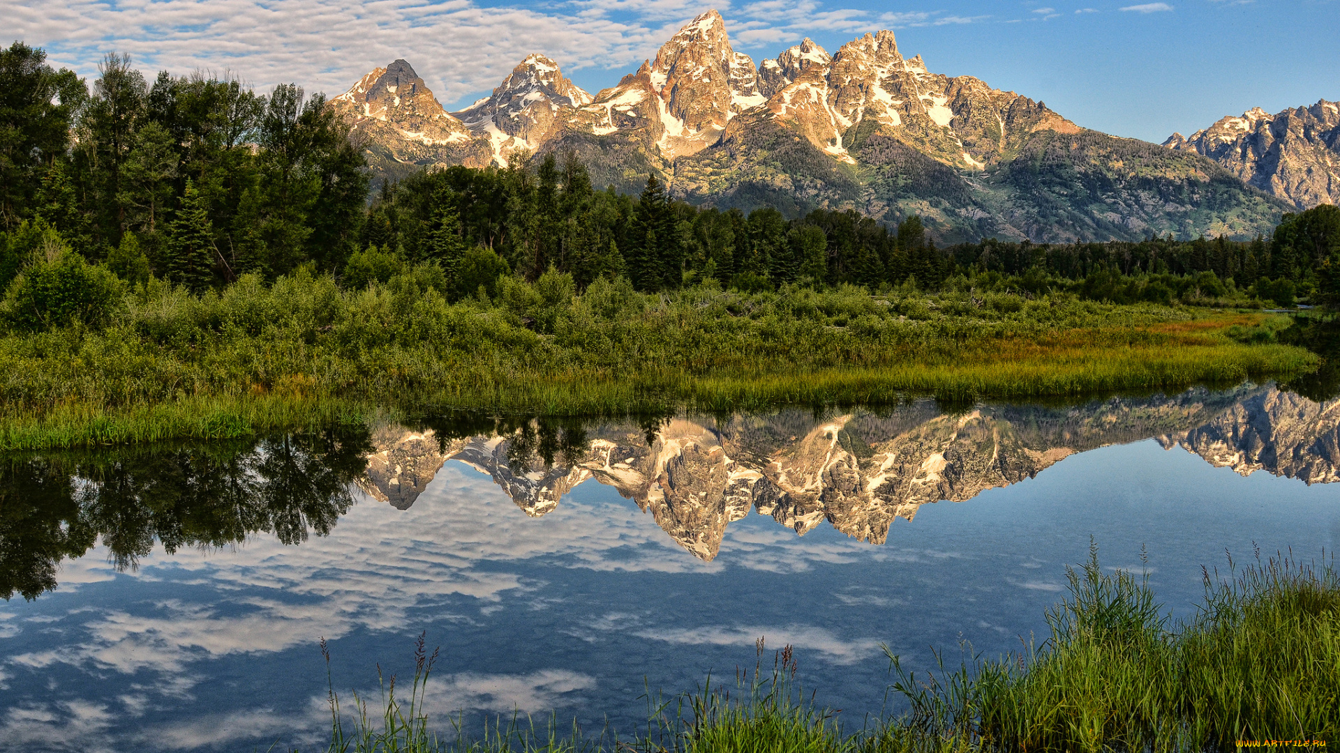 природа, реки, озера, лес, река, горы