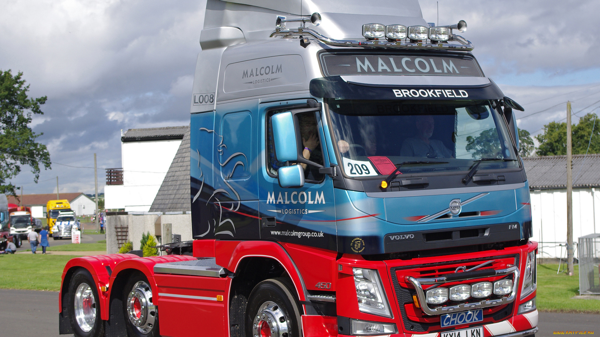 volvo, fm, автомобили, volvo, trucks, , выставка, улица, грузовик, тяжелый, тягач, седельный