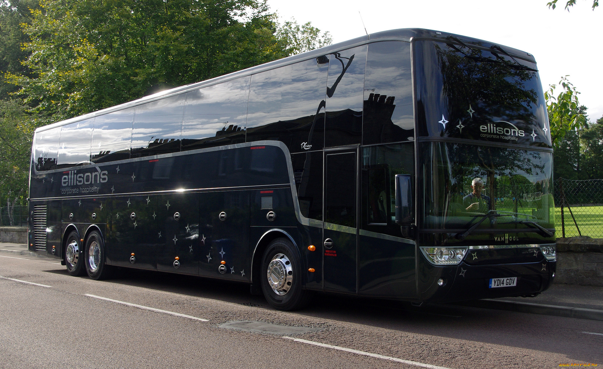 автомобили, автобусы, туристический, автобус