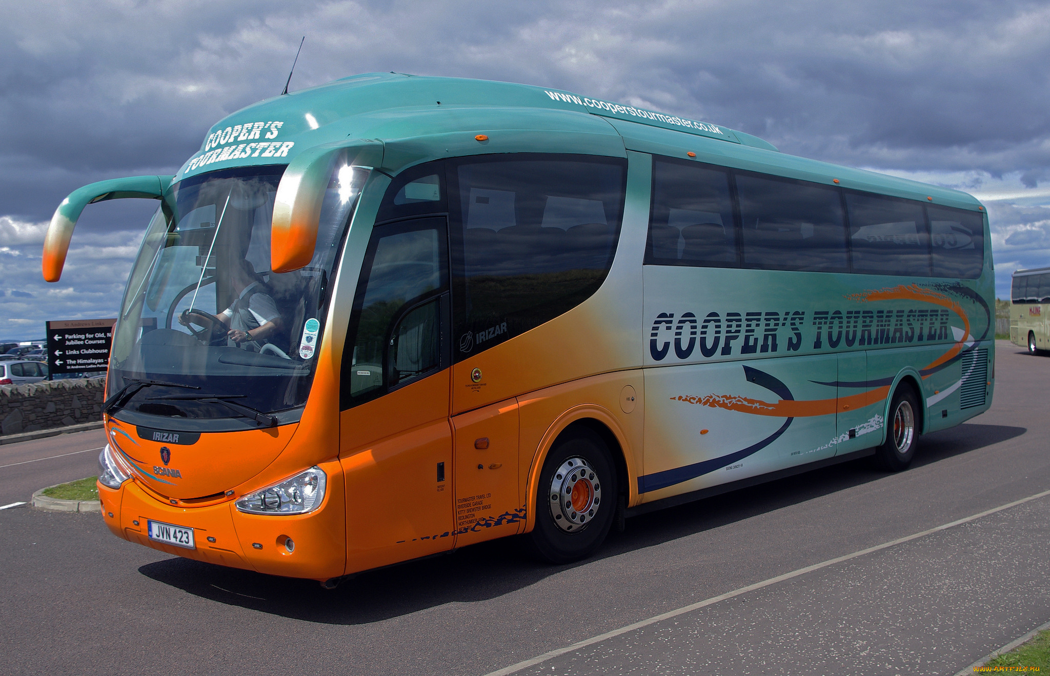 автомобили, автобусы, туристический, автобус