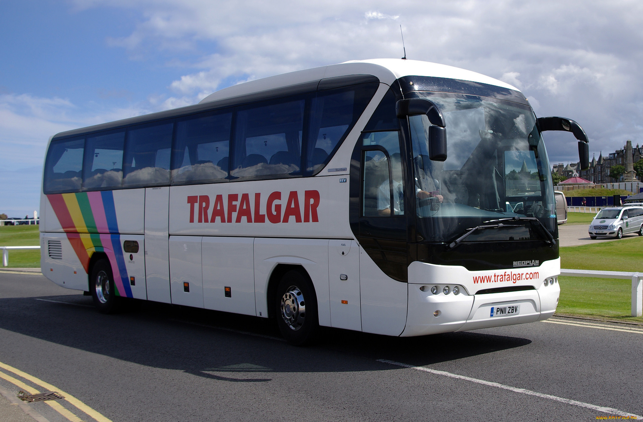 автомобили, автобусы, автобус, туристический