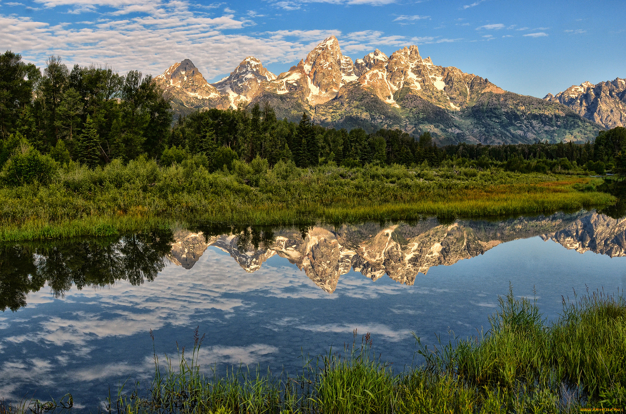 природа, реки, озера, лес, река, горы