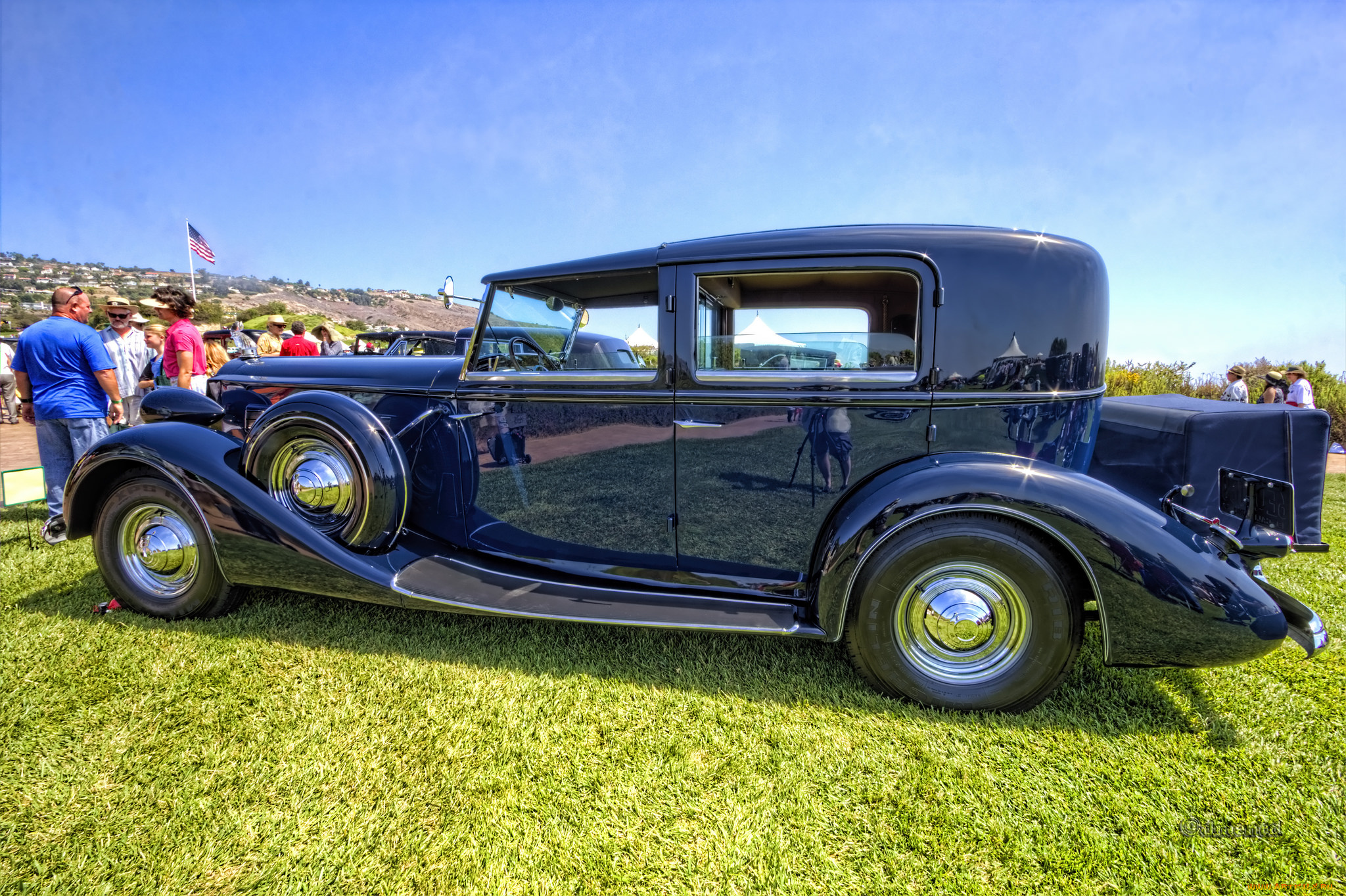 1937, packard, 1501, brewster, towncar, автомобили, выставки, и, уличные, фото, выставка, автошоу