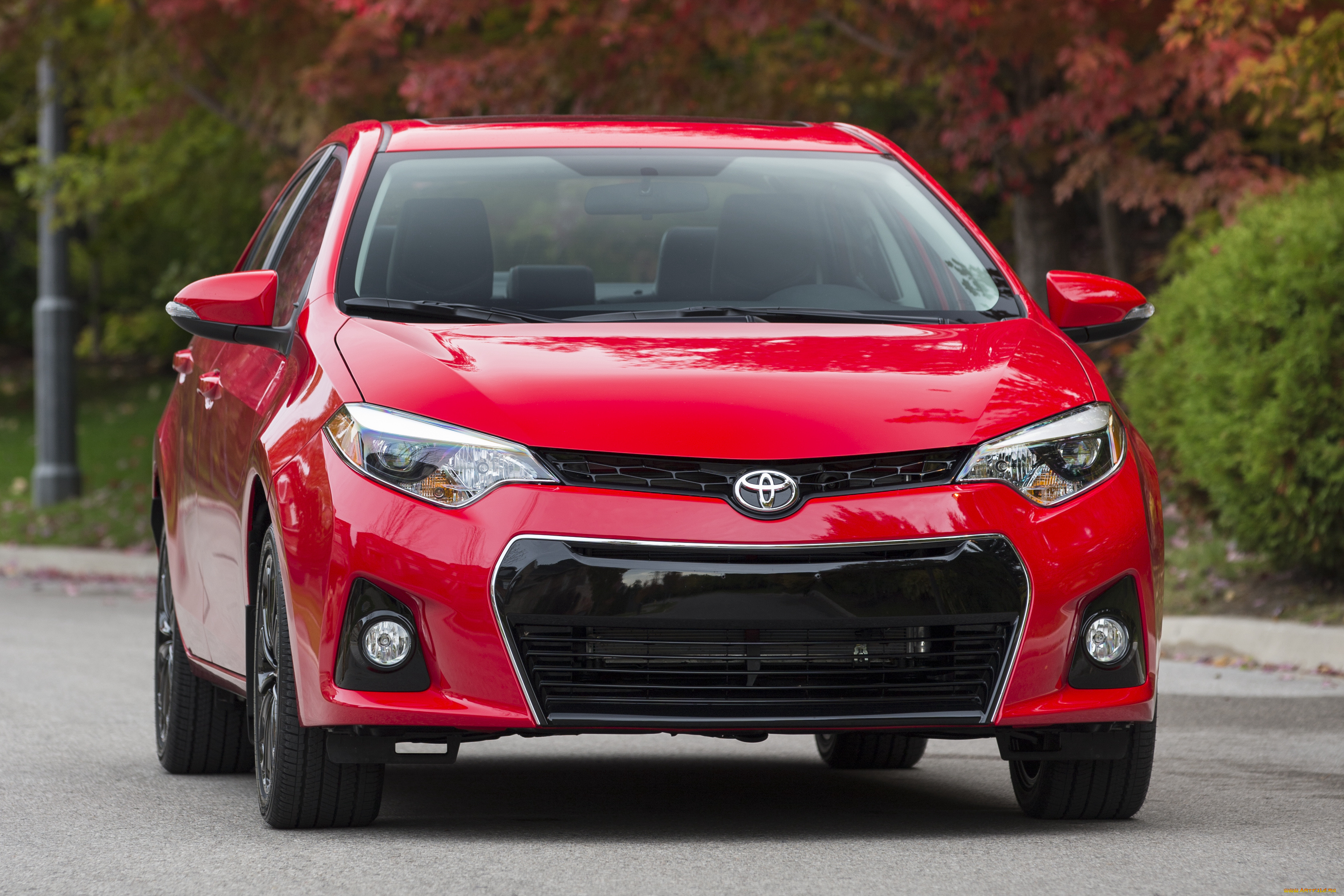 автомобили, toyota, красный, 50th, anniversary, corolla, s, 2015г