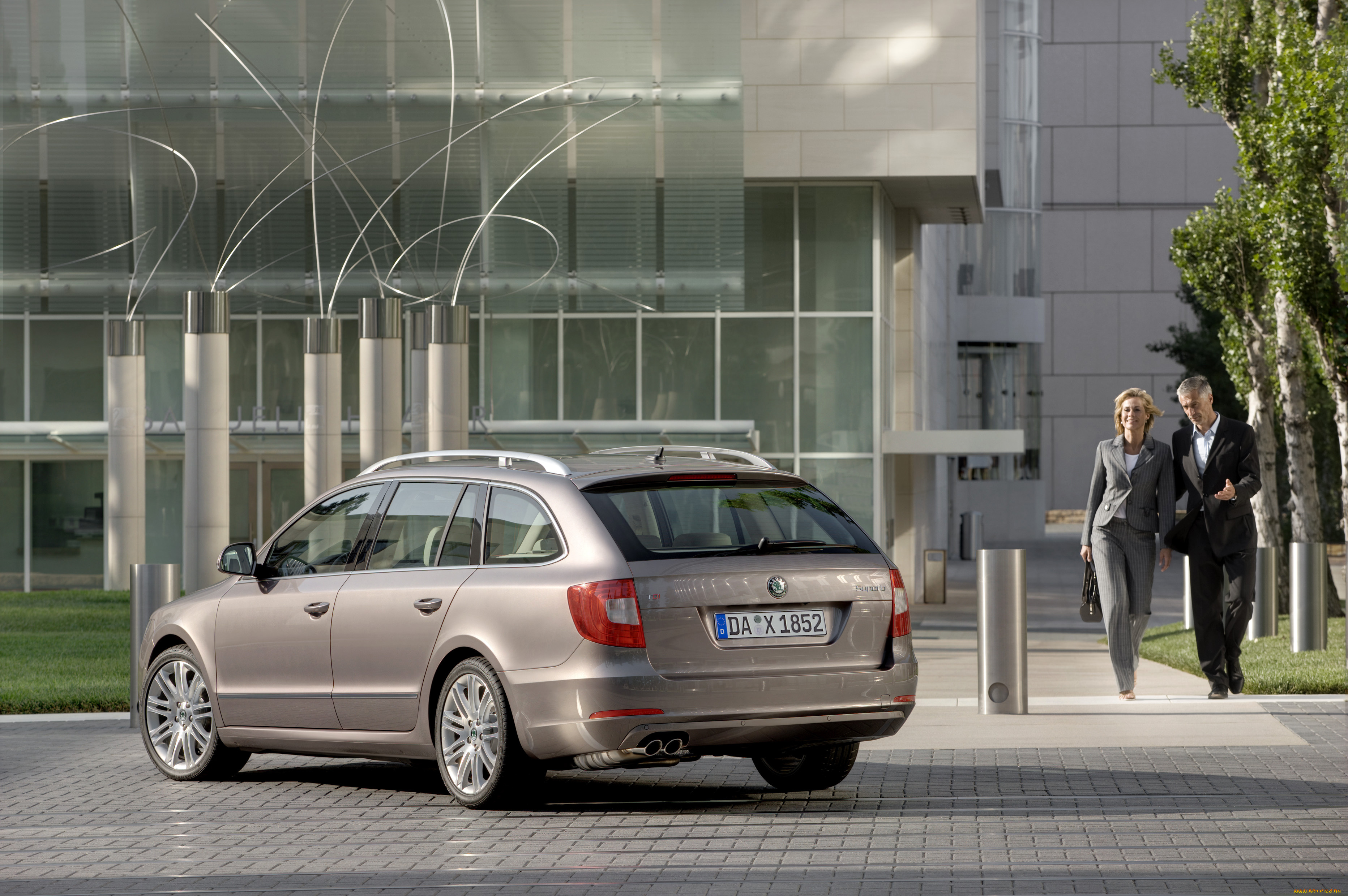 автомобили, skoda, 2009г, combi, superb