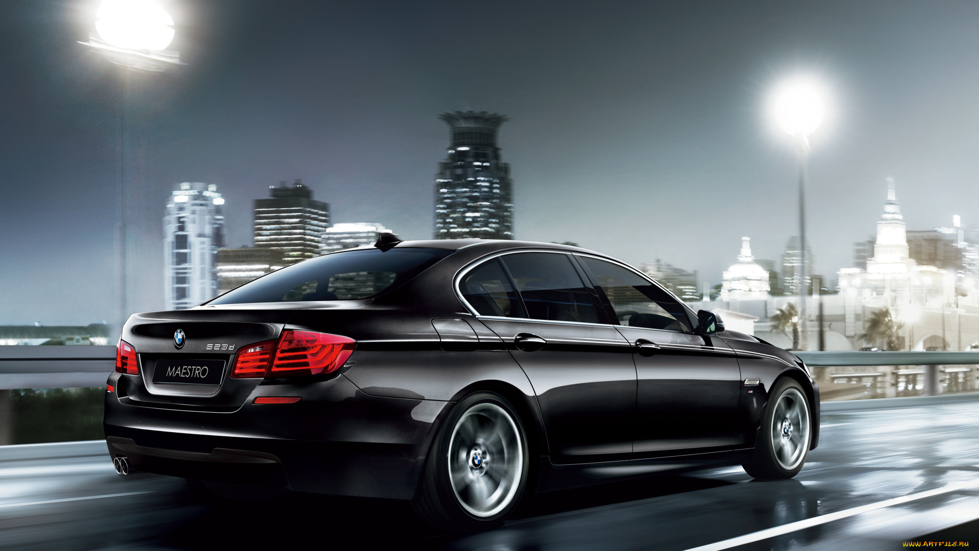 автомобили, bmw, 523d, maestro, f10, 2015г, темный