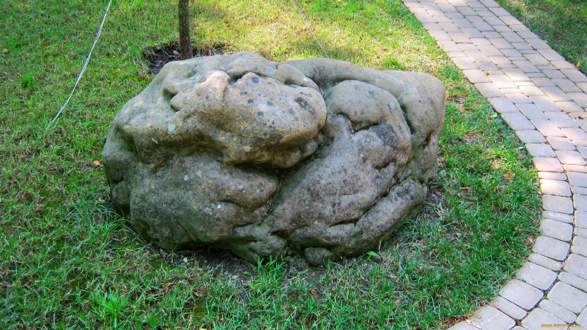 города, -, памятники, , скульптуры, , арт-объекты, камни, трава, старый, парк, кабардинка
