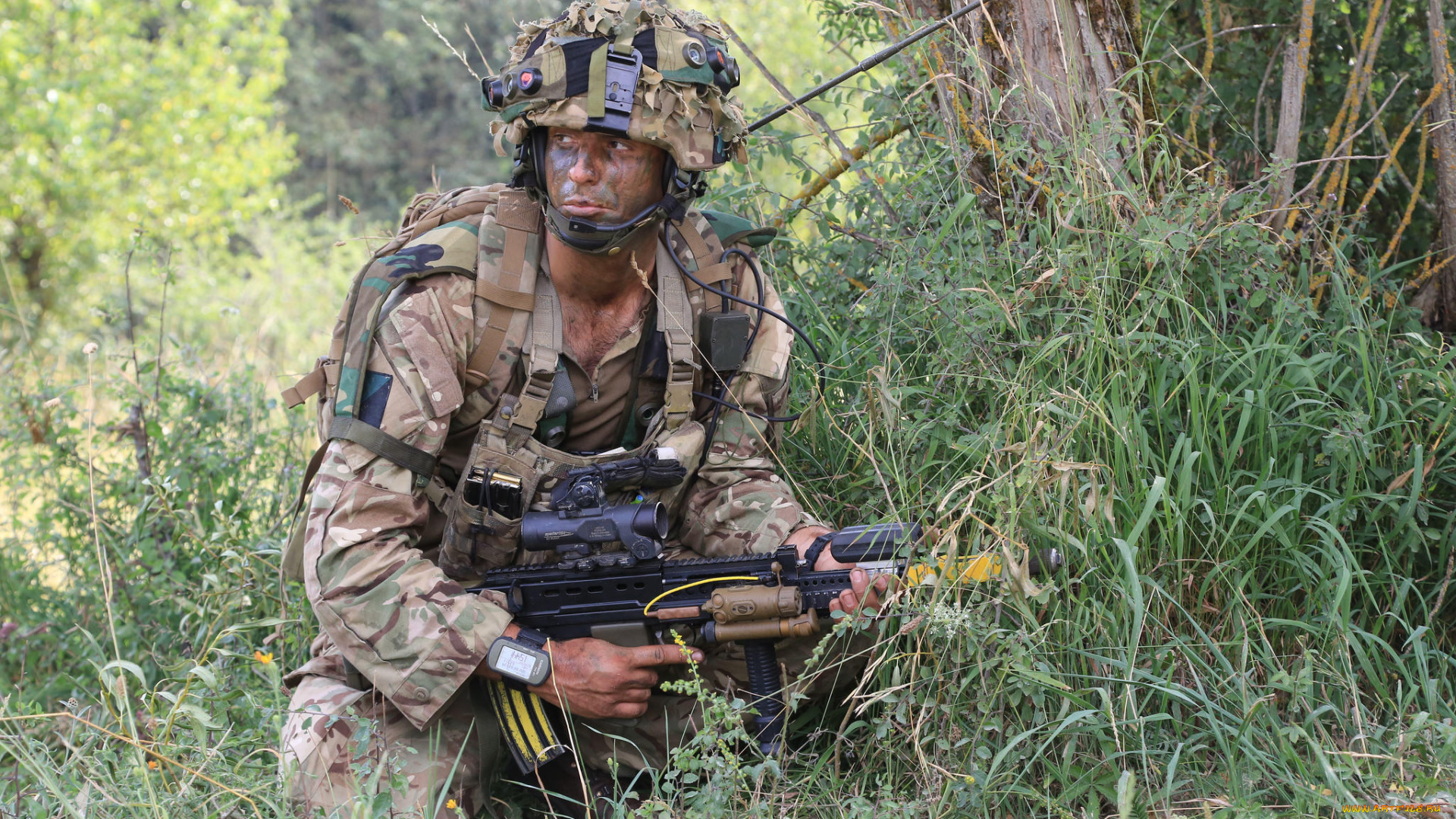 оружие, армия, спецназ, british, army, солдат