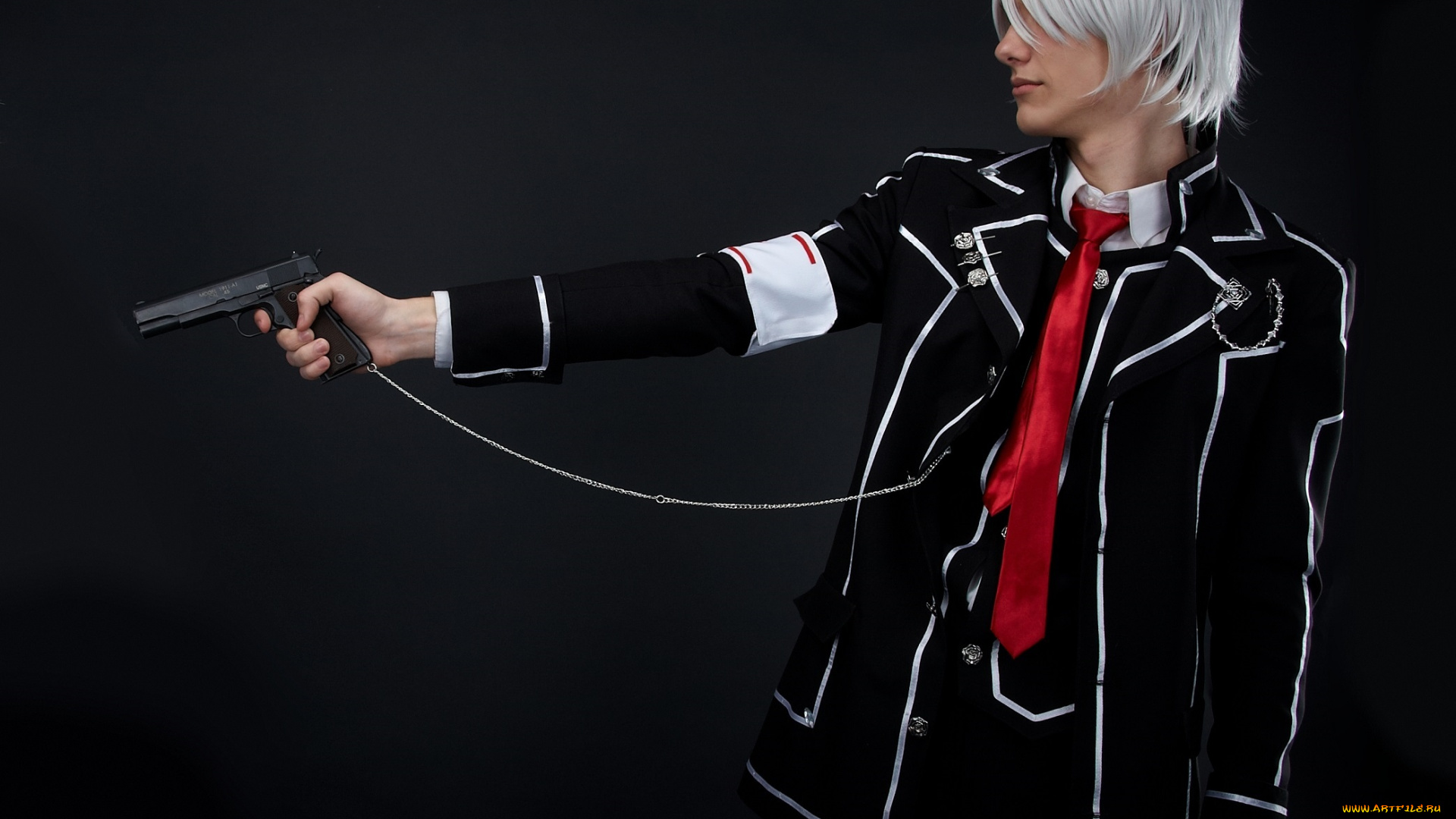 разное, cosplay, , косплей, фон, зеро, парень, пистолет