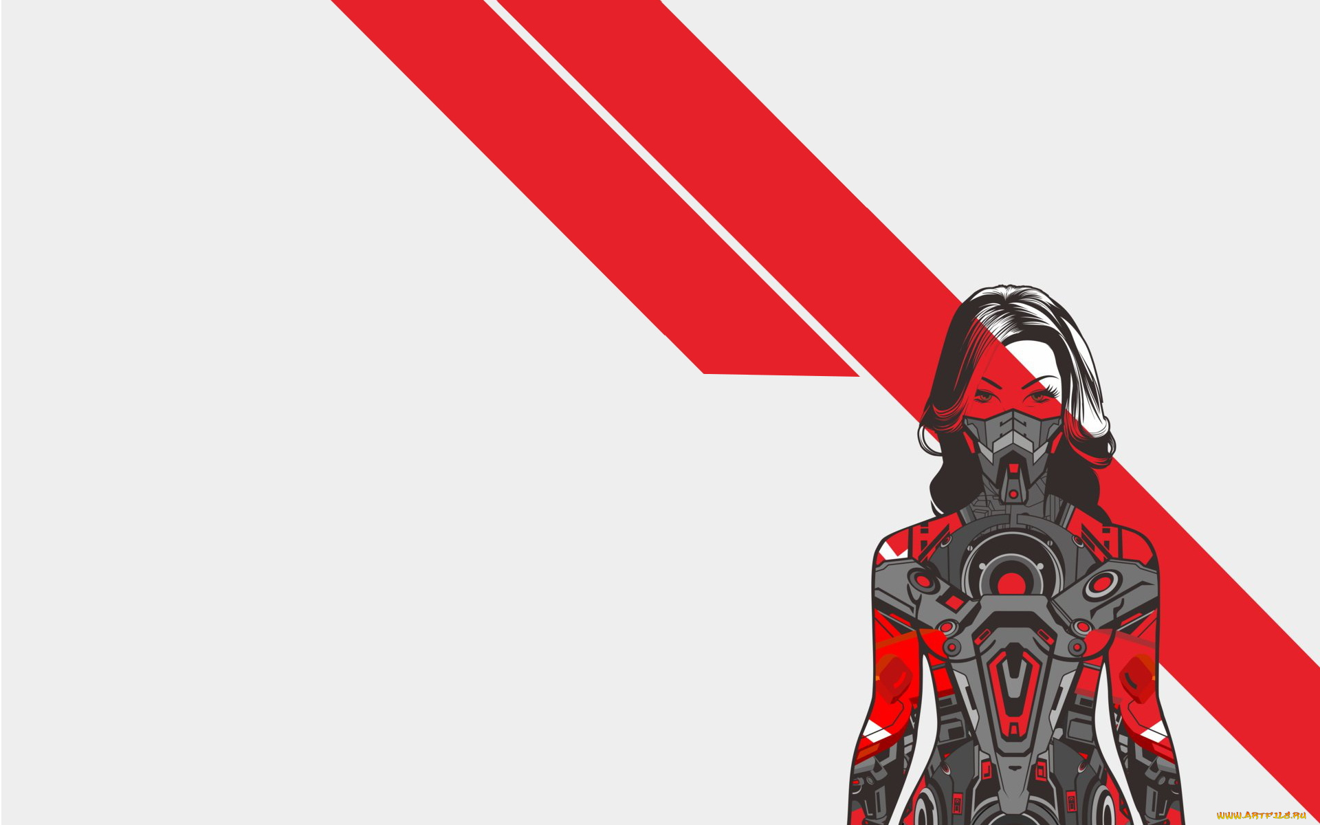 рисованное, минимализм, линия, красая, девушка, образ