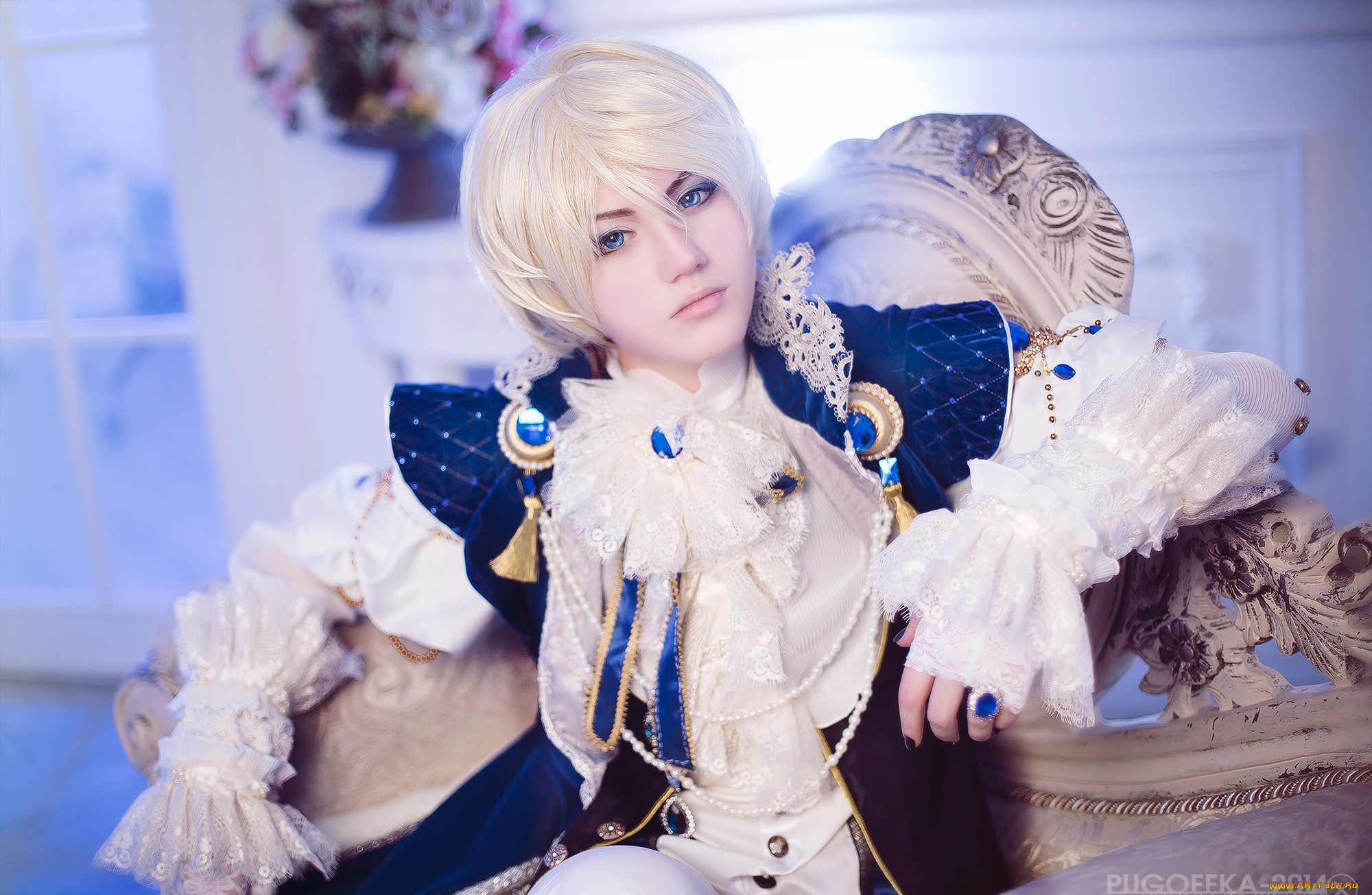 разное, cosplay, , косплей, кружева, блондин, взгляд, парень