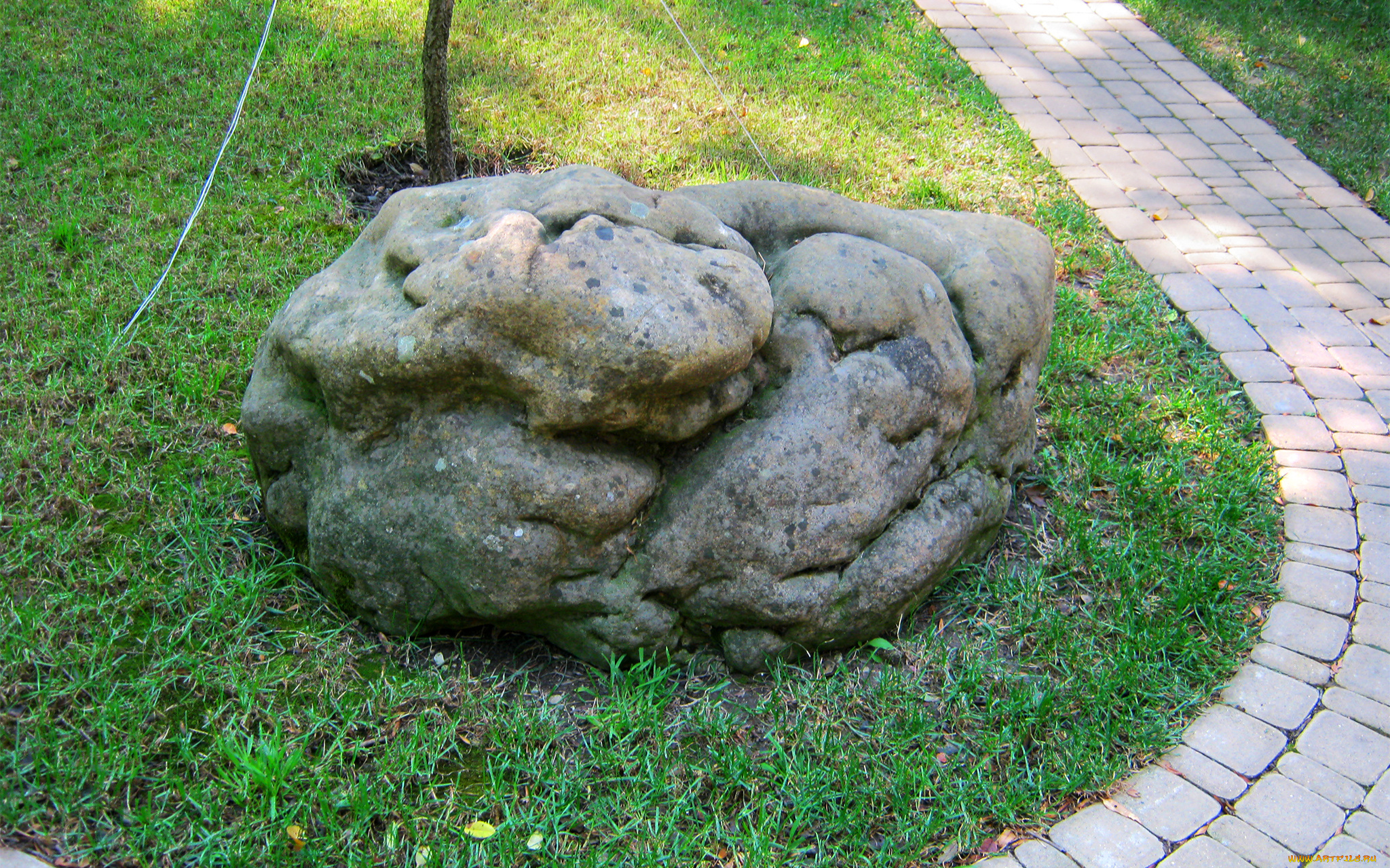 города, -, памятники, , скульптуры, , арт-объекты, камни, трава, старый, парк, кабардинка