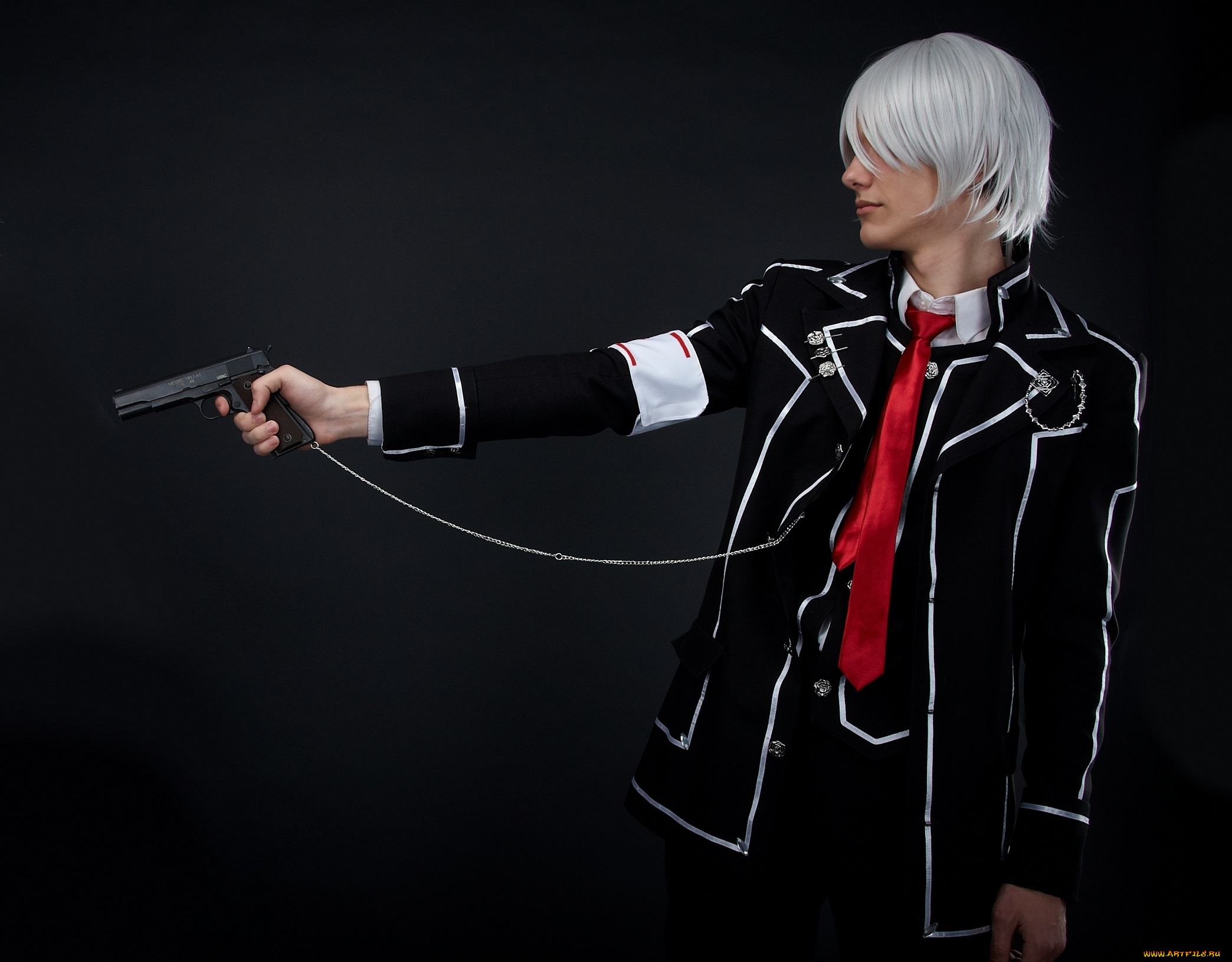 разное, cosplay, , косплей, фон, зеро, парень, пистолет