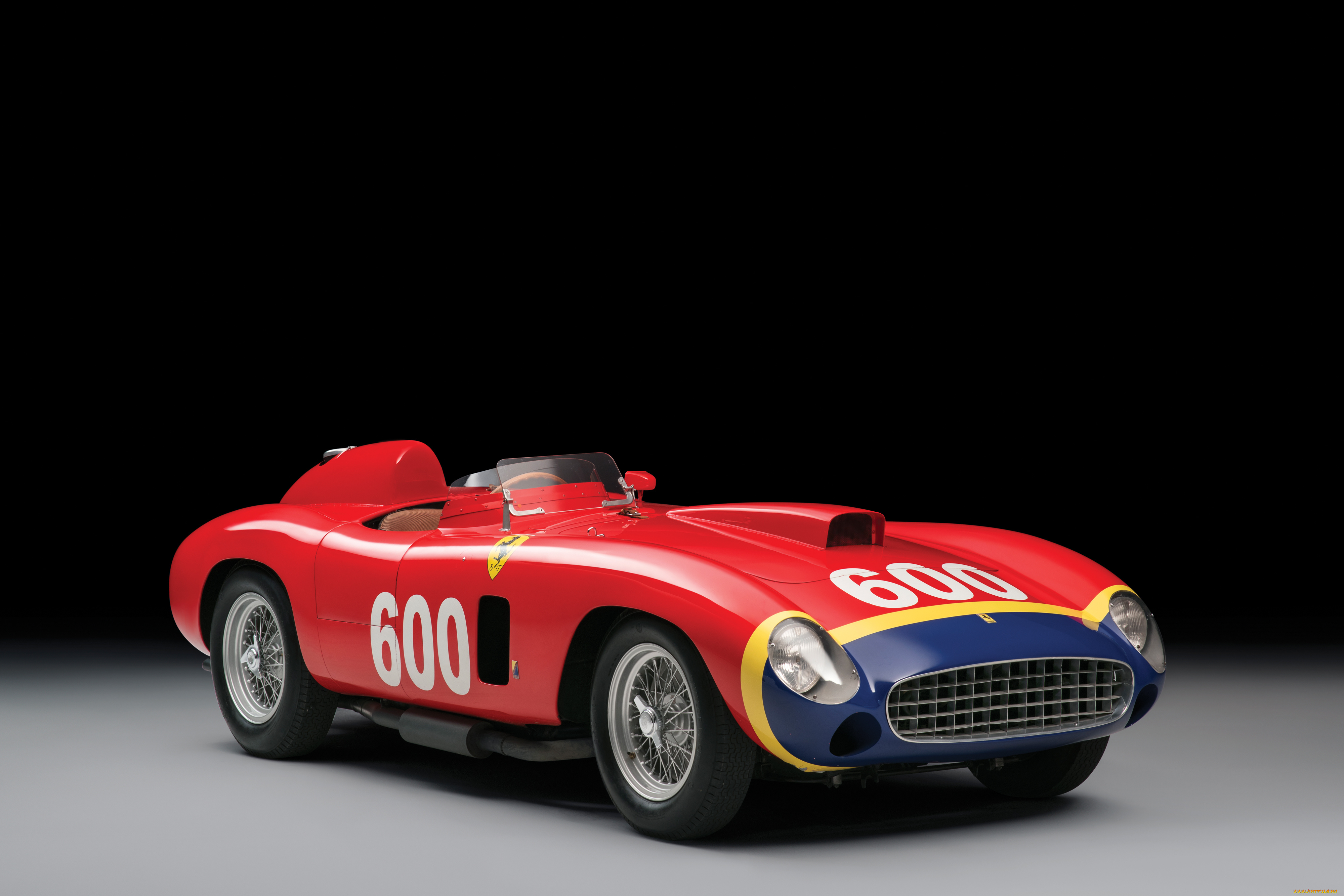 автомобили, ferrari, 290, mm, scaglietti, spyder, красный