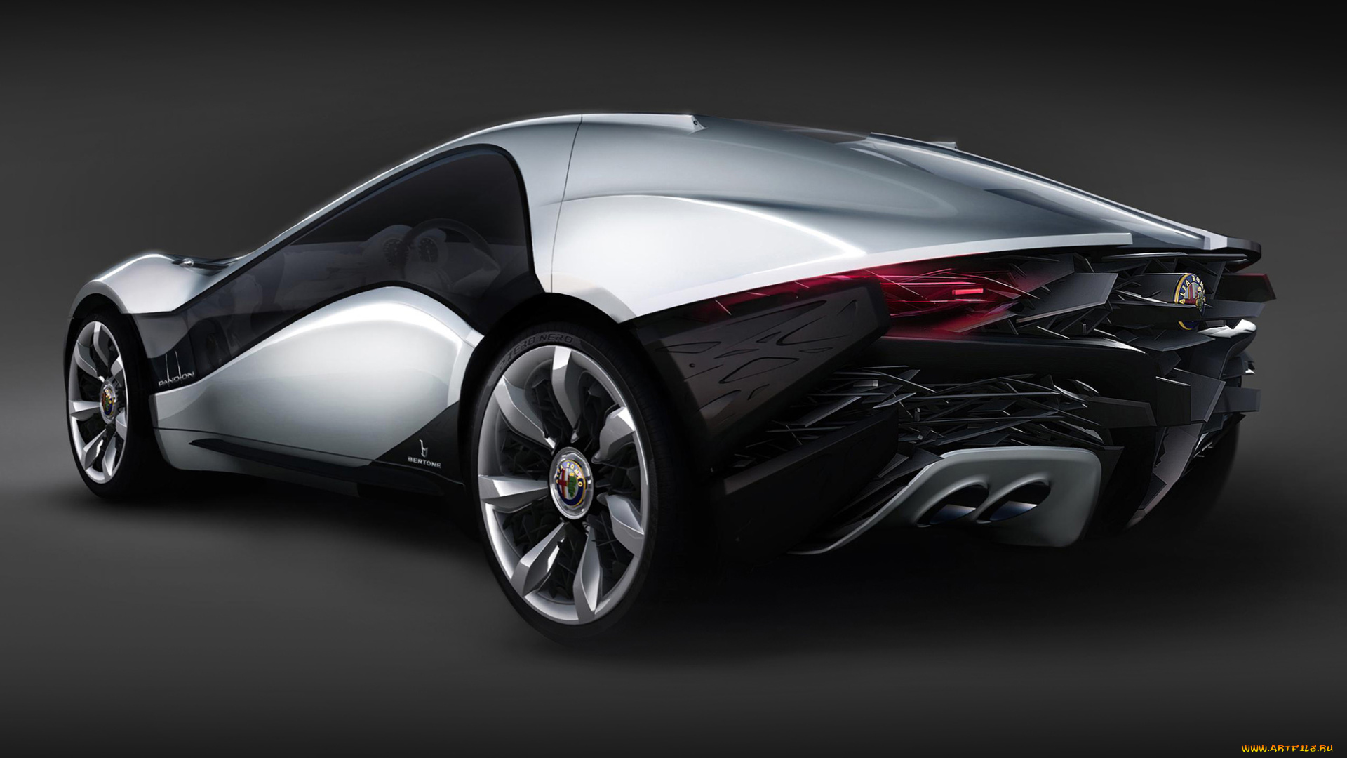 alfa, romeo, pandion, , concept, 2010, автомобили, 3д, 2010, pandion, concept, alfa, romeo