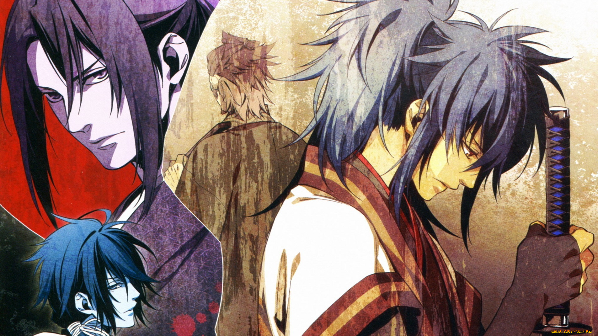 аниме, hakuouki, shinsengumi, kitan