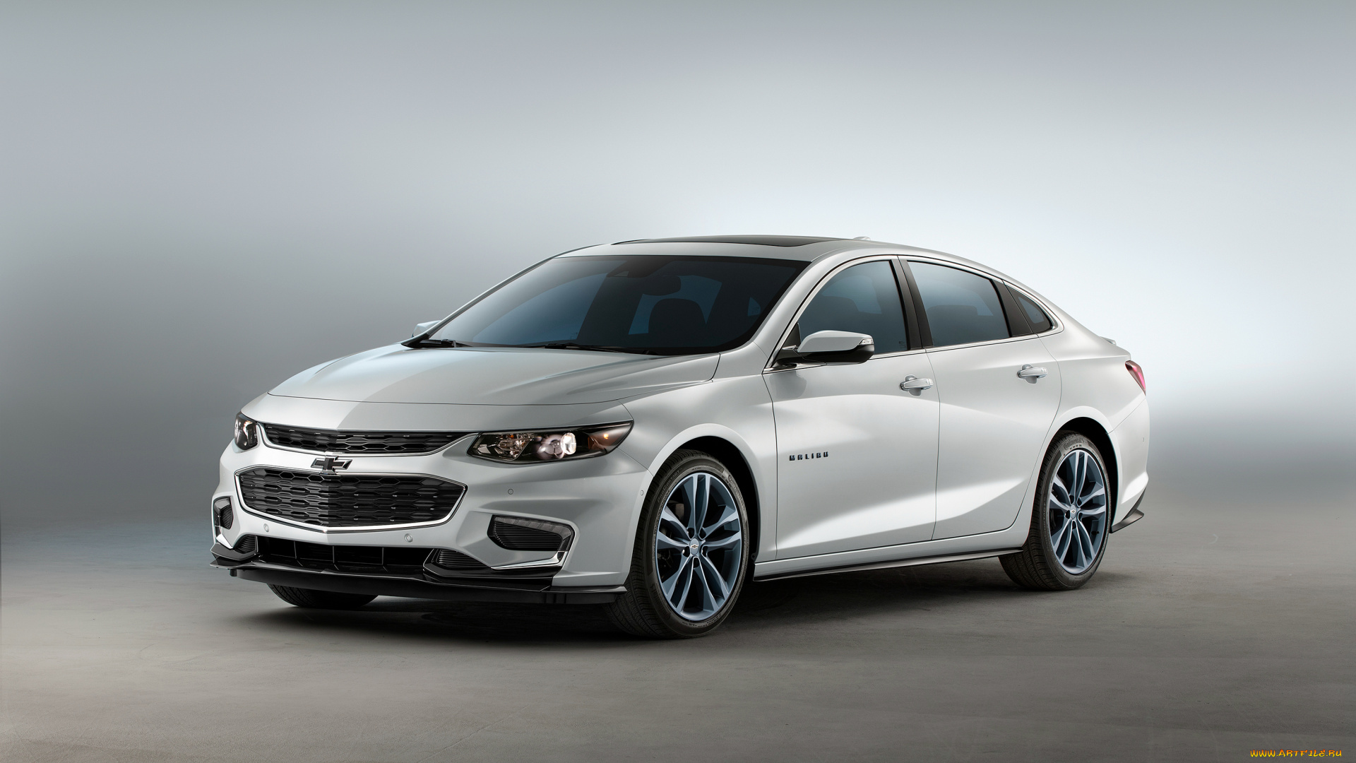 автомобили, chevrolet, malibu, concept, line, blue, 2016г