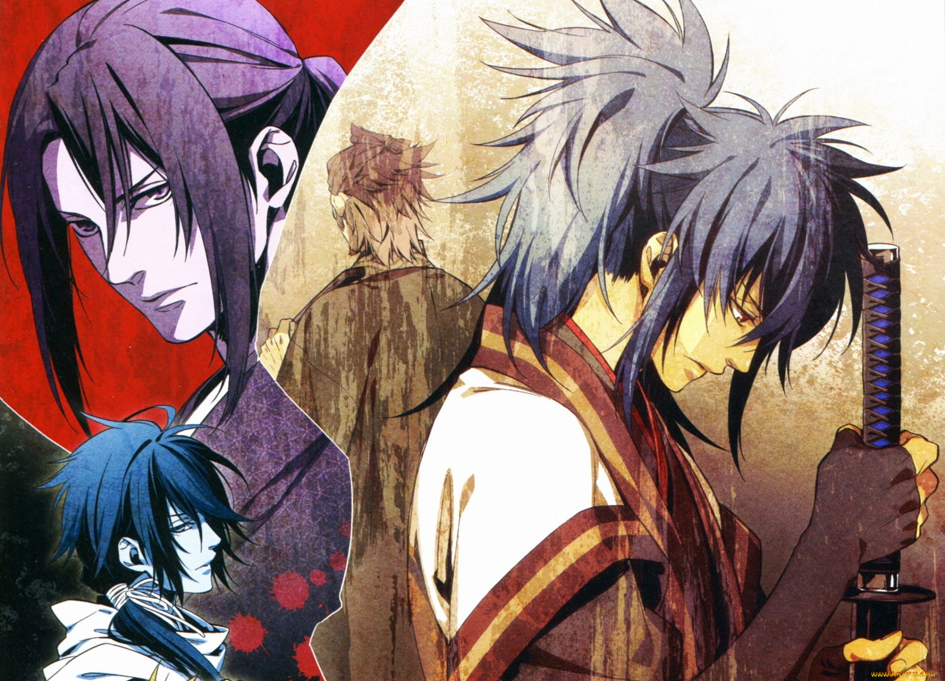 аниме, hakuouki, shinsengumi, kitan