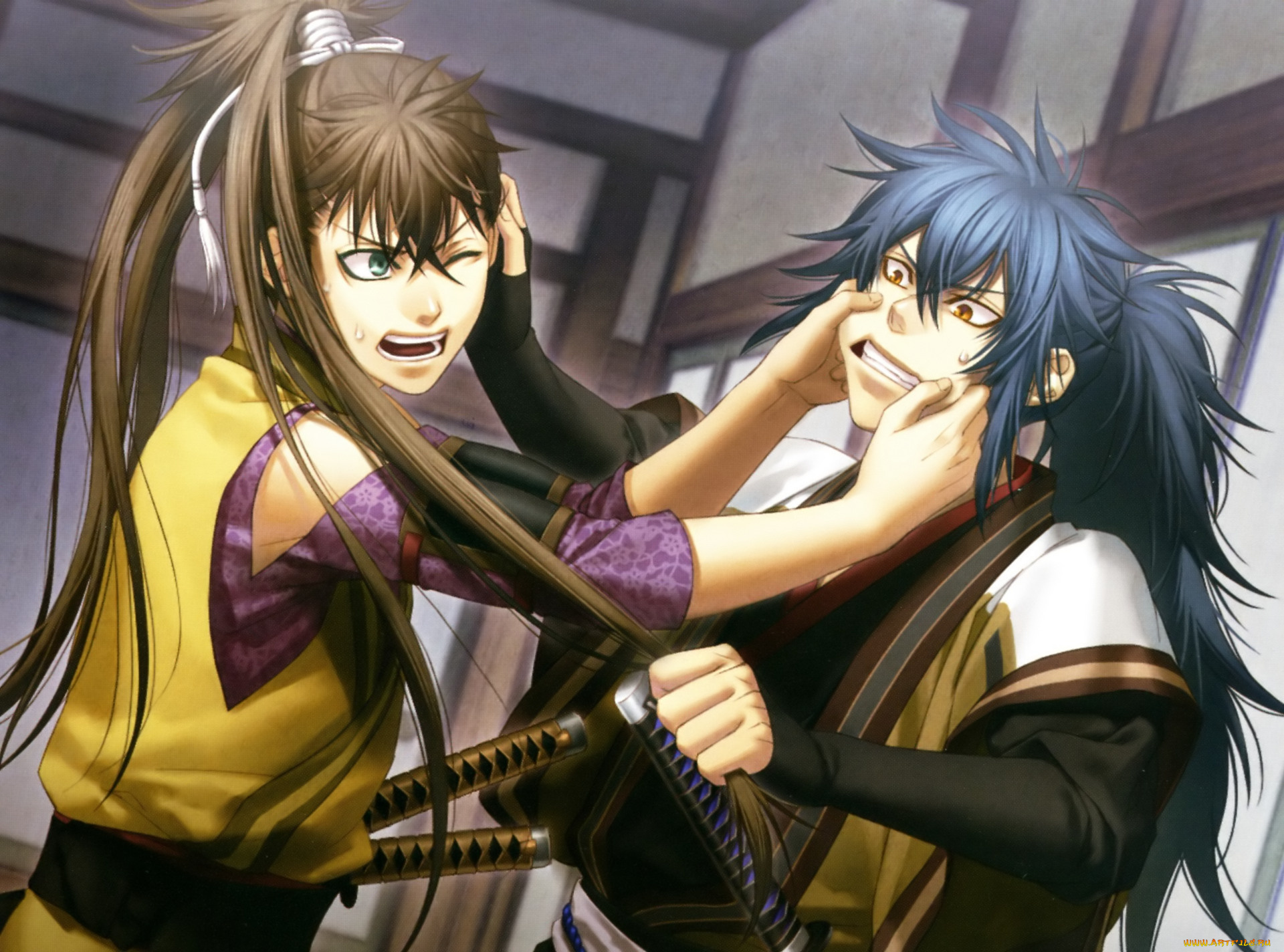 аниме, hakuouki, shinsengumi, kitan