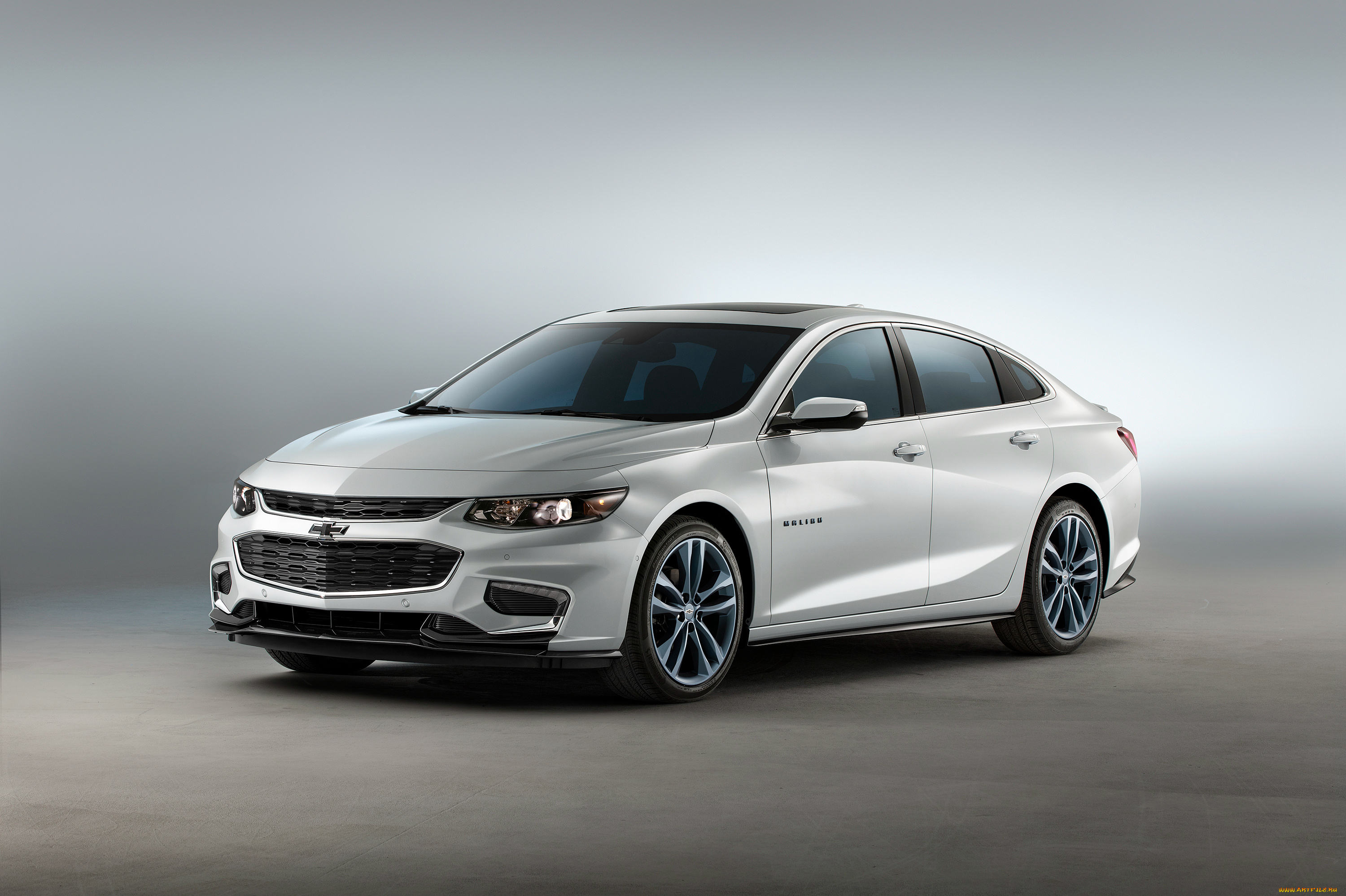 автомобили, chevrolet, malibu, concept, line, blue, 2016г
