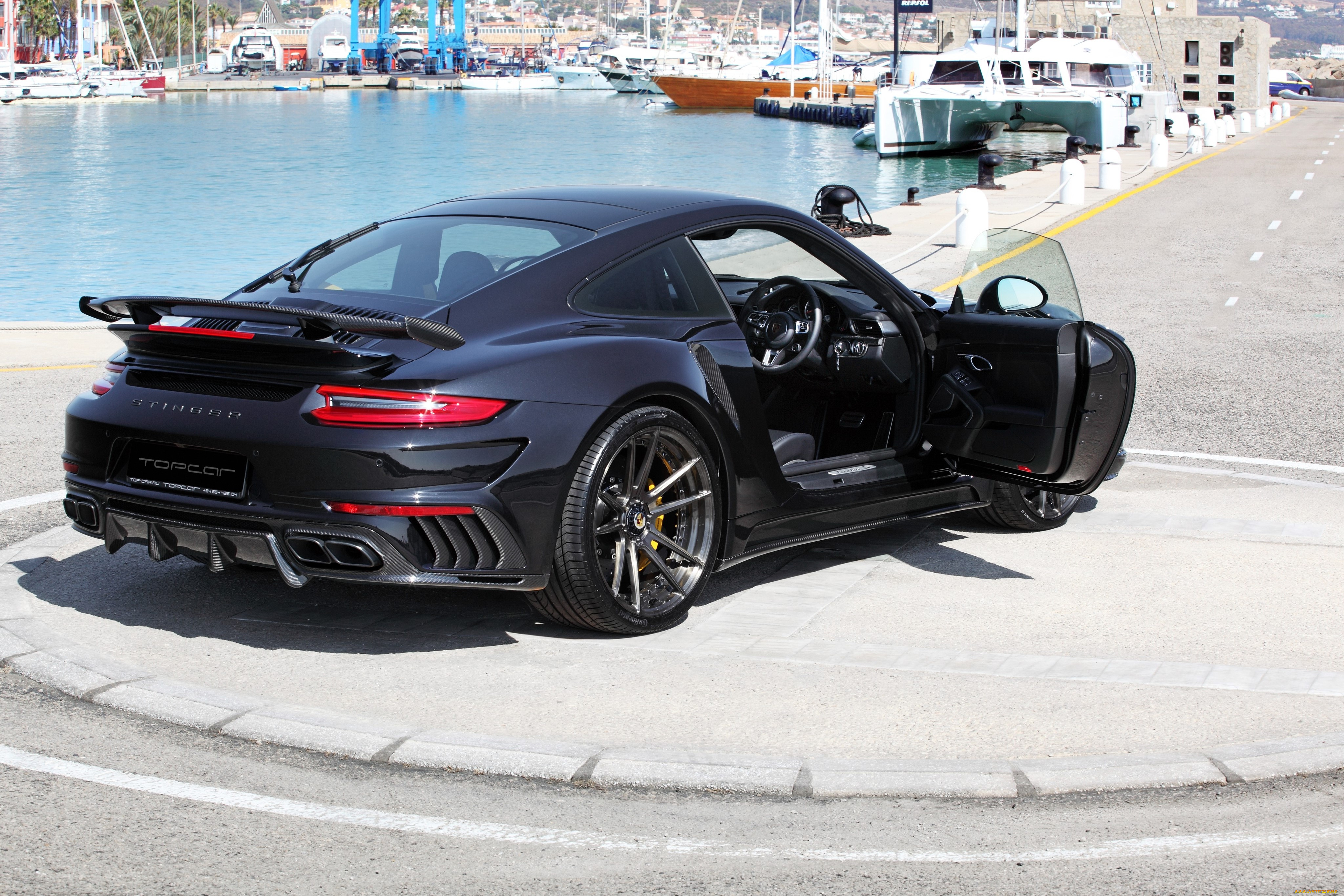 автомобили, porsche, uk-spec, gtr, stinger, topcar, turbo, 911