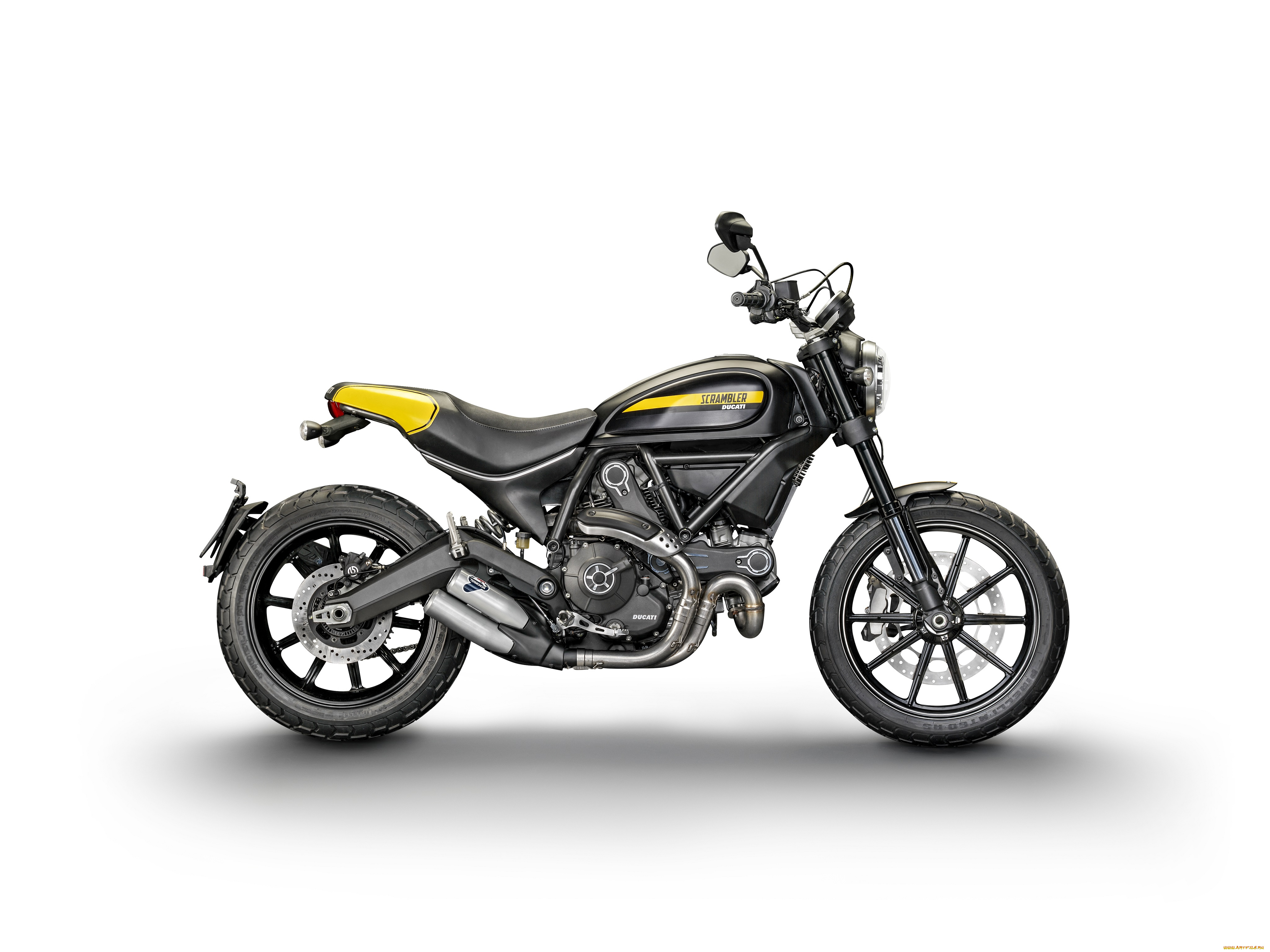 мотоциклы, ducati, scrambler, 2015г, throttle, full