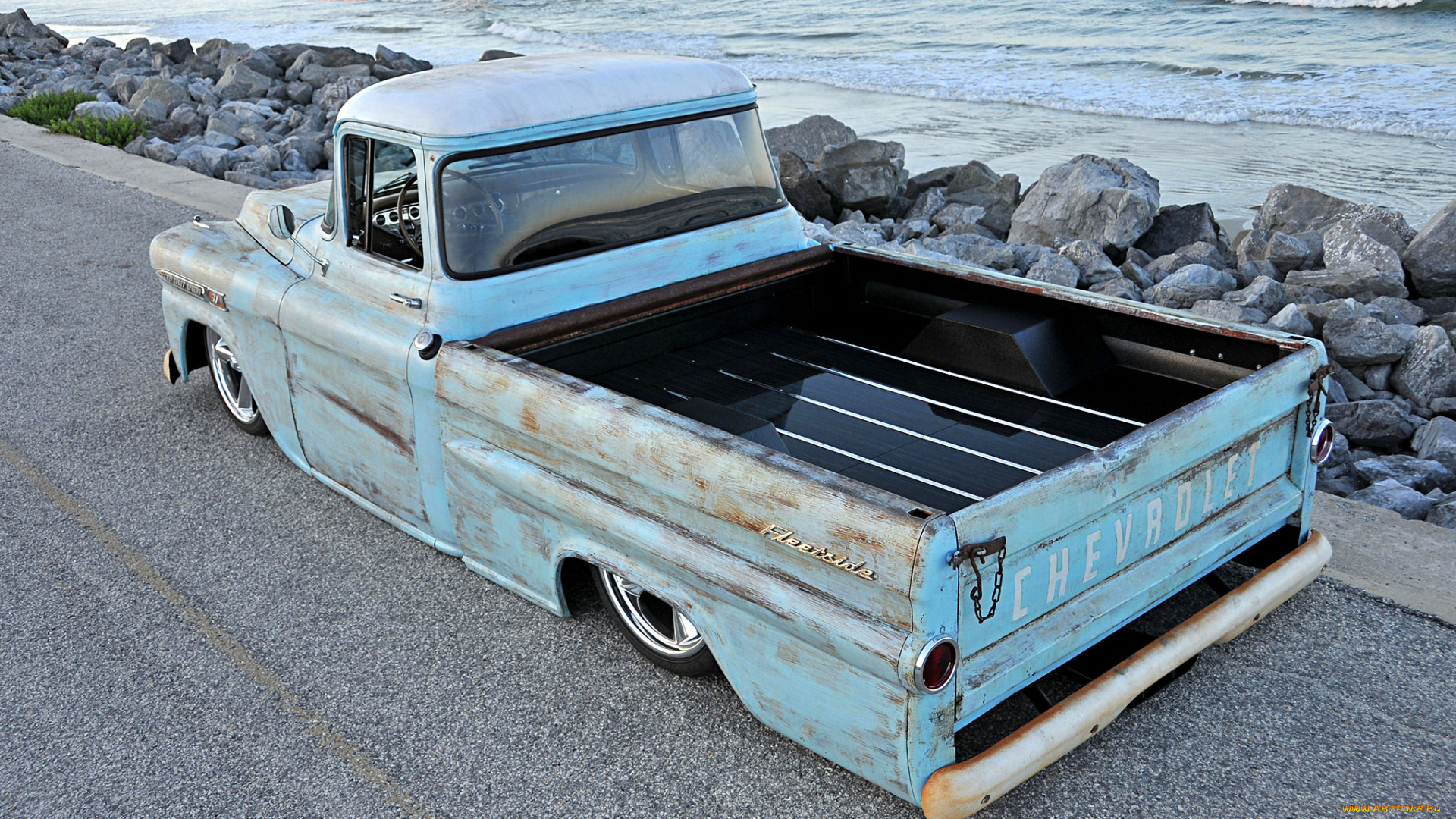 1959-chevrolet-3100, автомобили, custom, pick-up, chevrolet