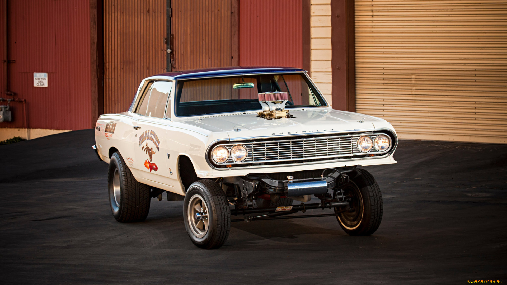 1964-chevelle-gasser, автомобили, chevrolet, chevelle