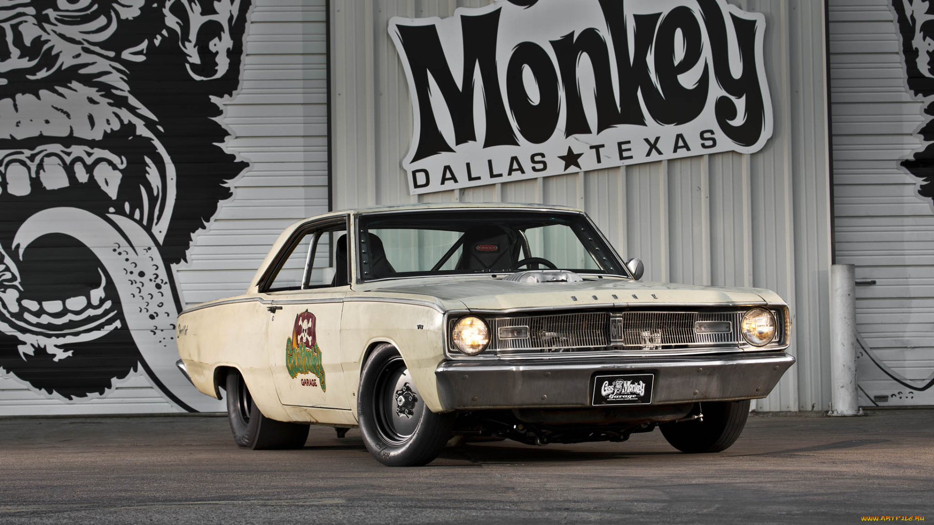 1967-dodge-dart-hellcat-gas-monkey, автомобили, dodge