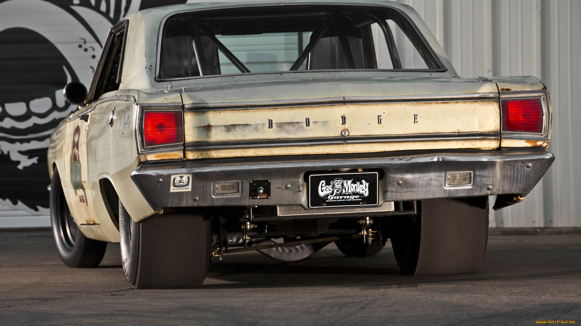 1967-dodge-dart-hellcat-gas-monkey, автомобили, dodge