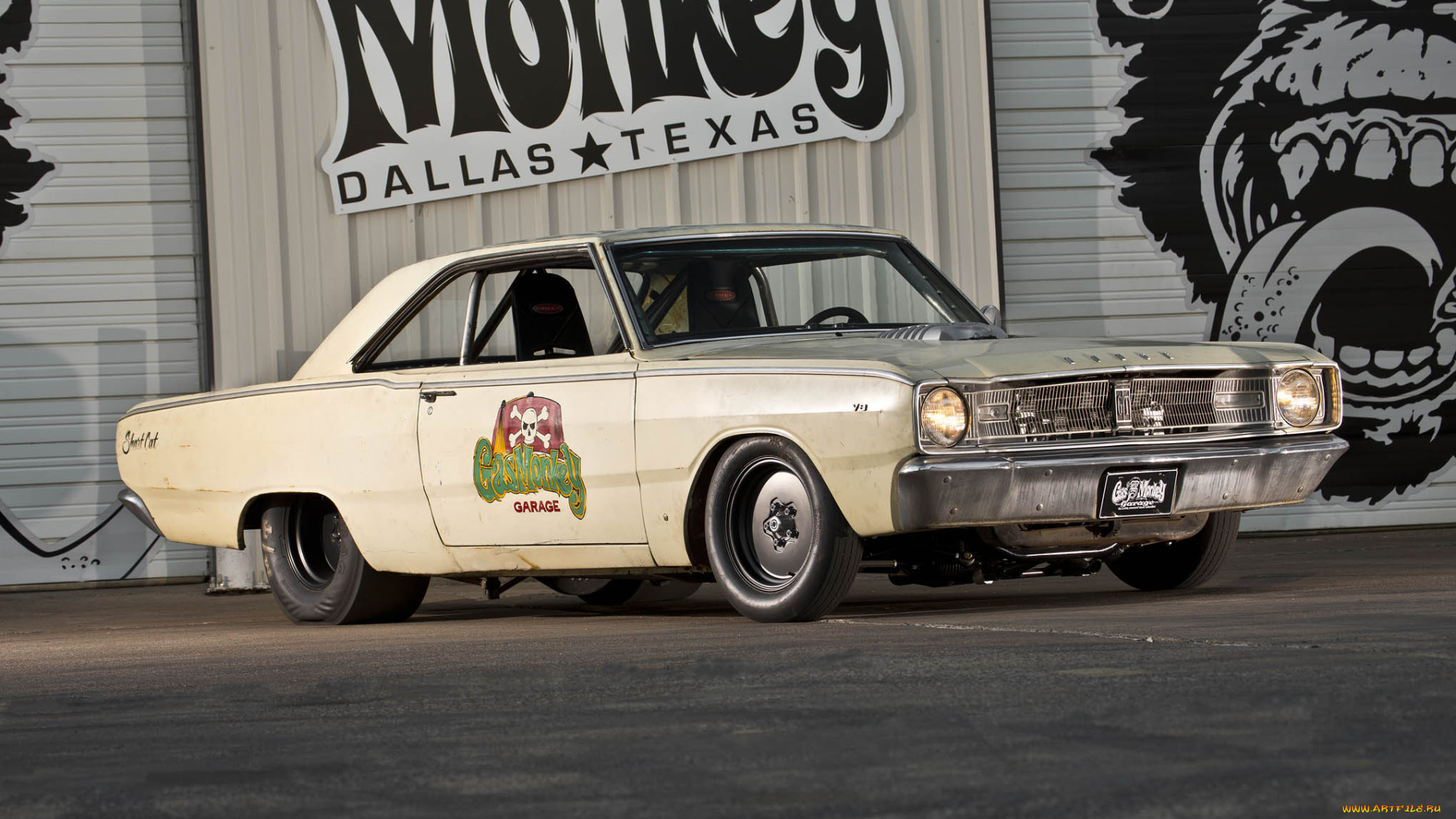 1967-dodge-dart-hellcat-gas-monkey, автомобили, dodge