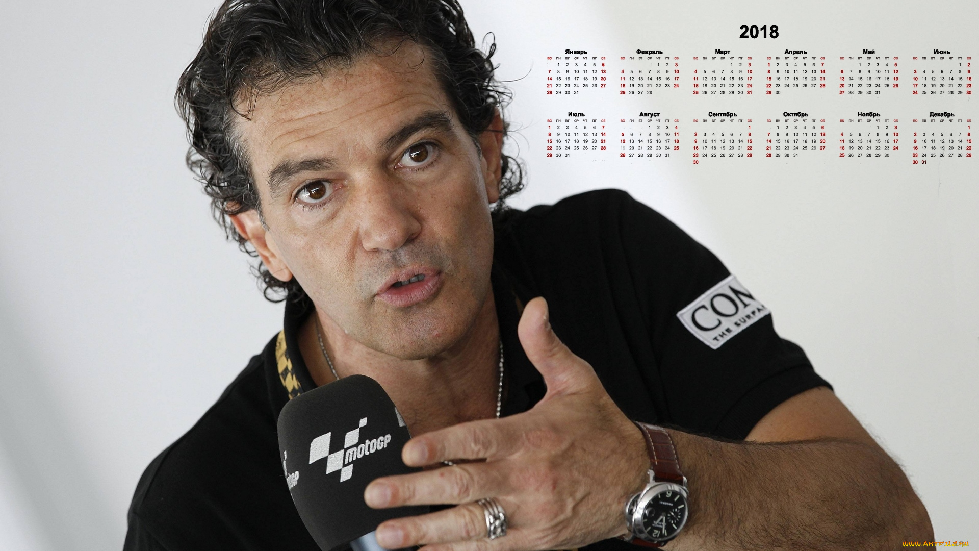 календари, знаменитости, антонио, бандерас, мужчина, актер