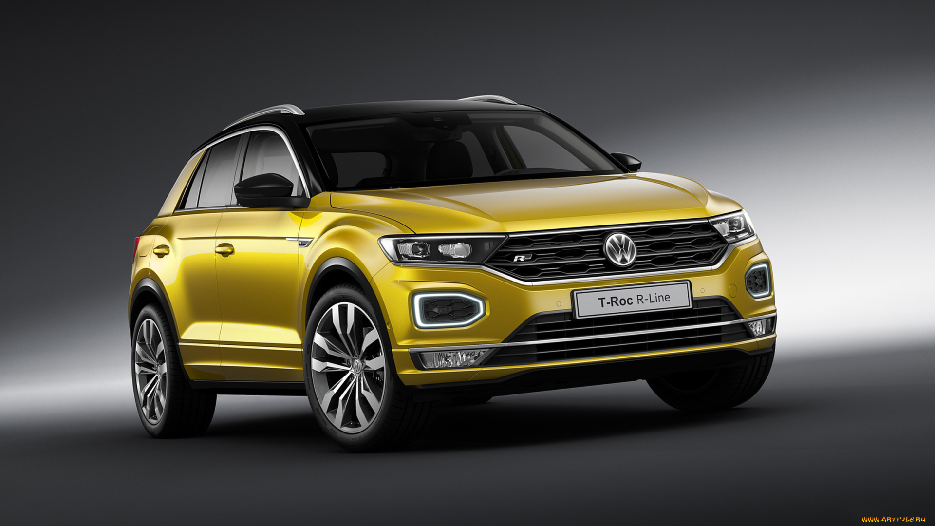 volkswagen, t-roc, r-line, 2018, автомобили, volkswagen, r-line, 2018, t-roc